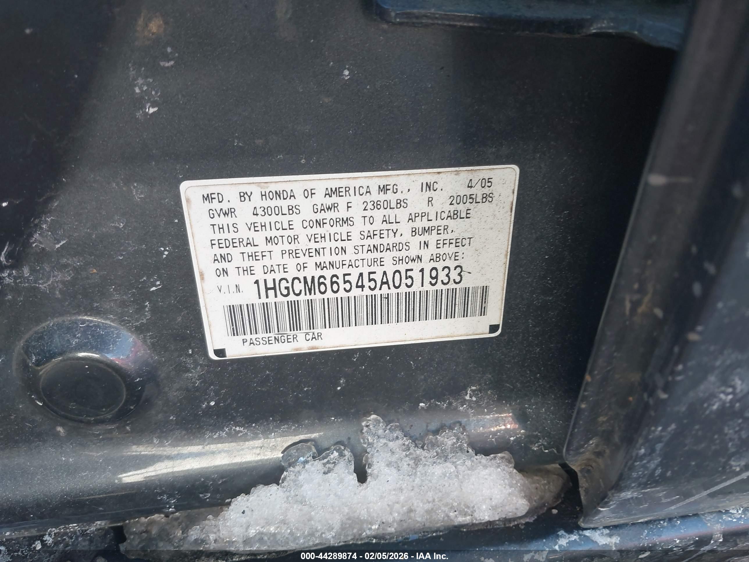 HONDA ACCORD image 9