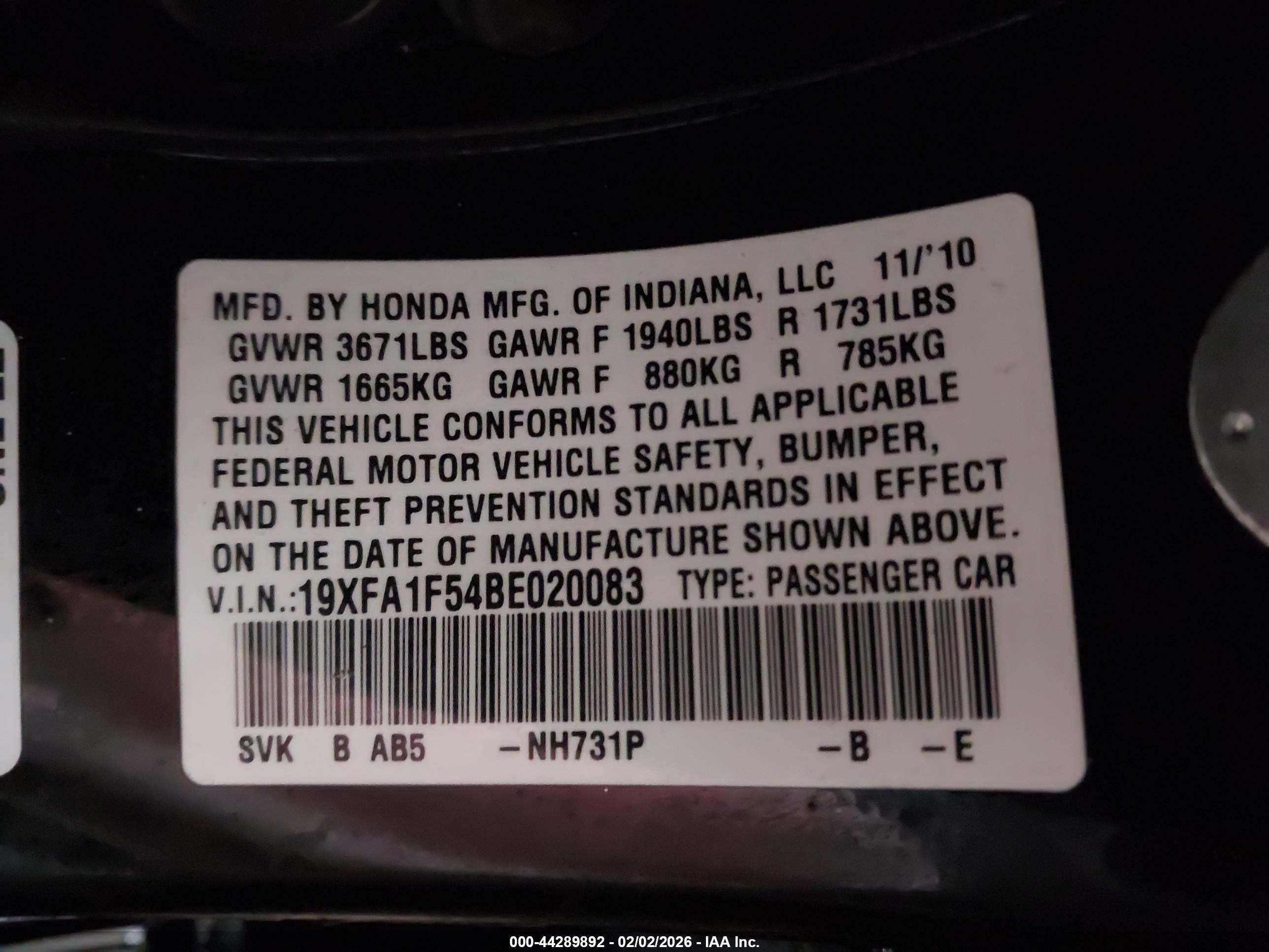 HONDA CIVIC image 9