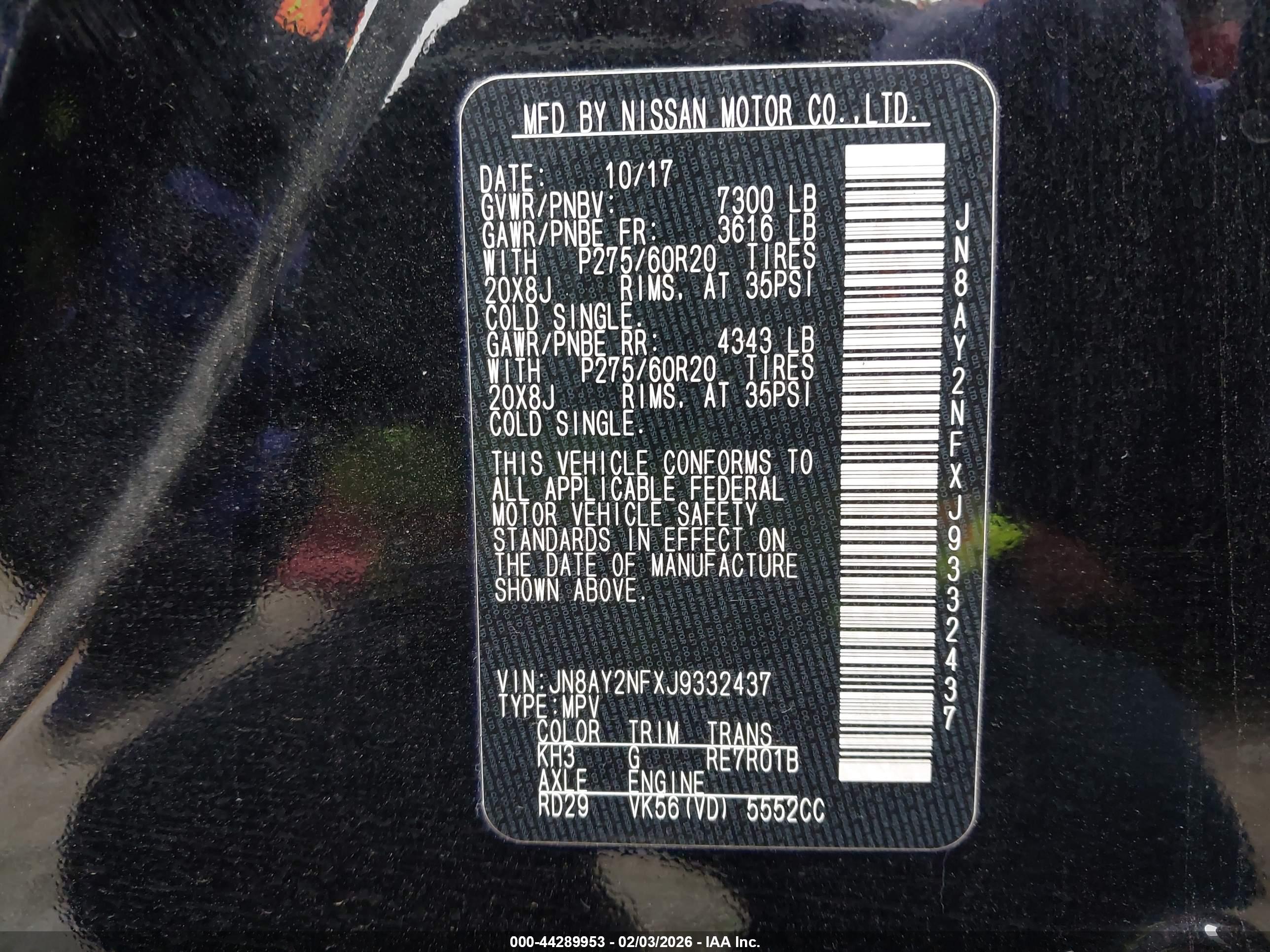 NISSAN ARMADA image 9