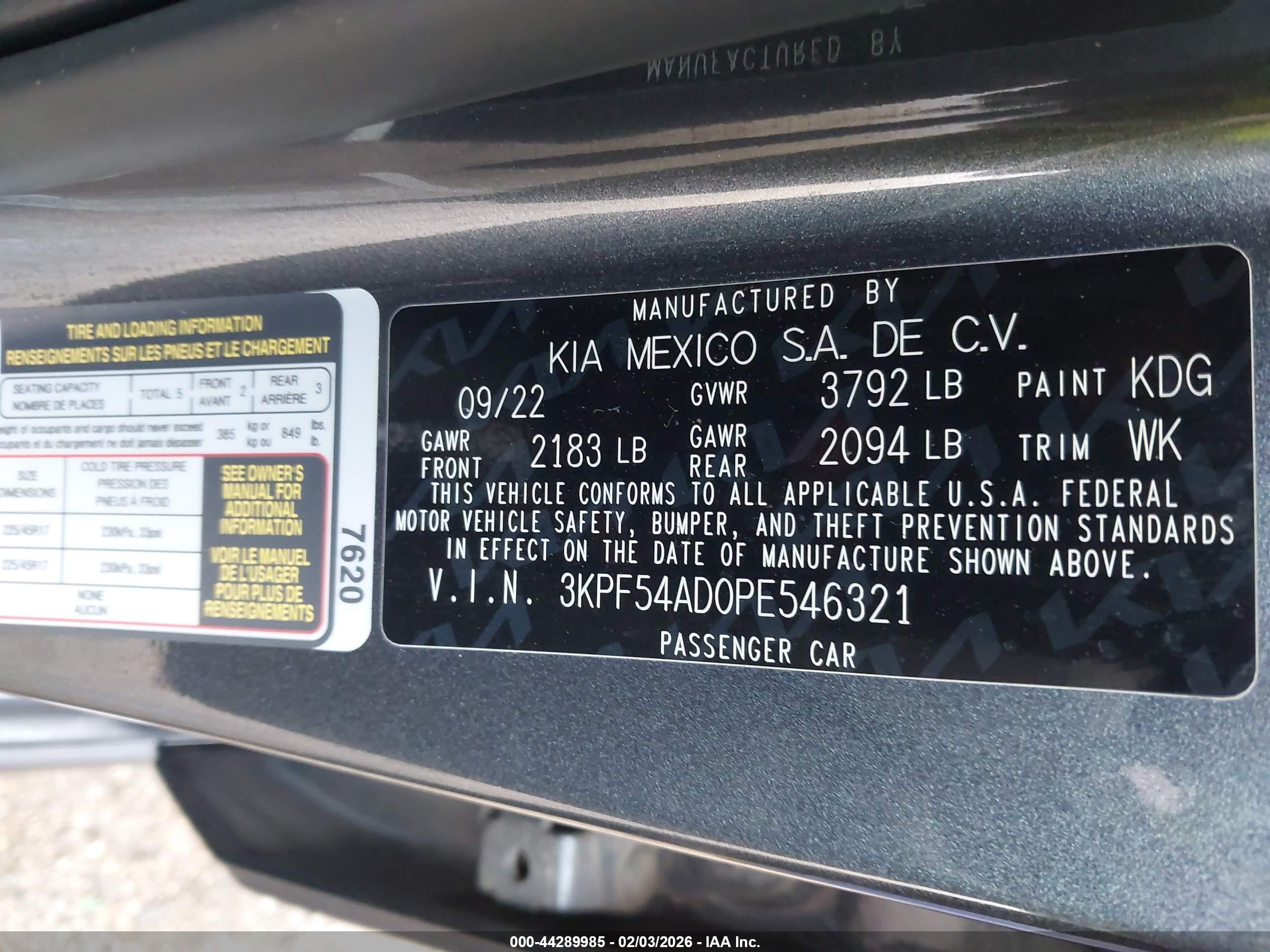 KIA FORTE image 9