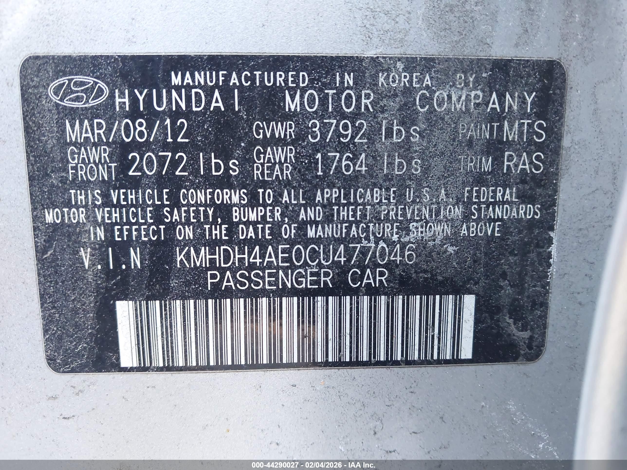 HYUNDAI ELANTRA image 9