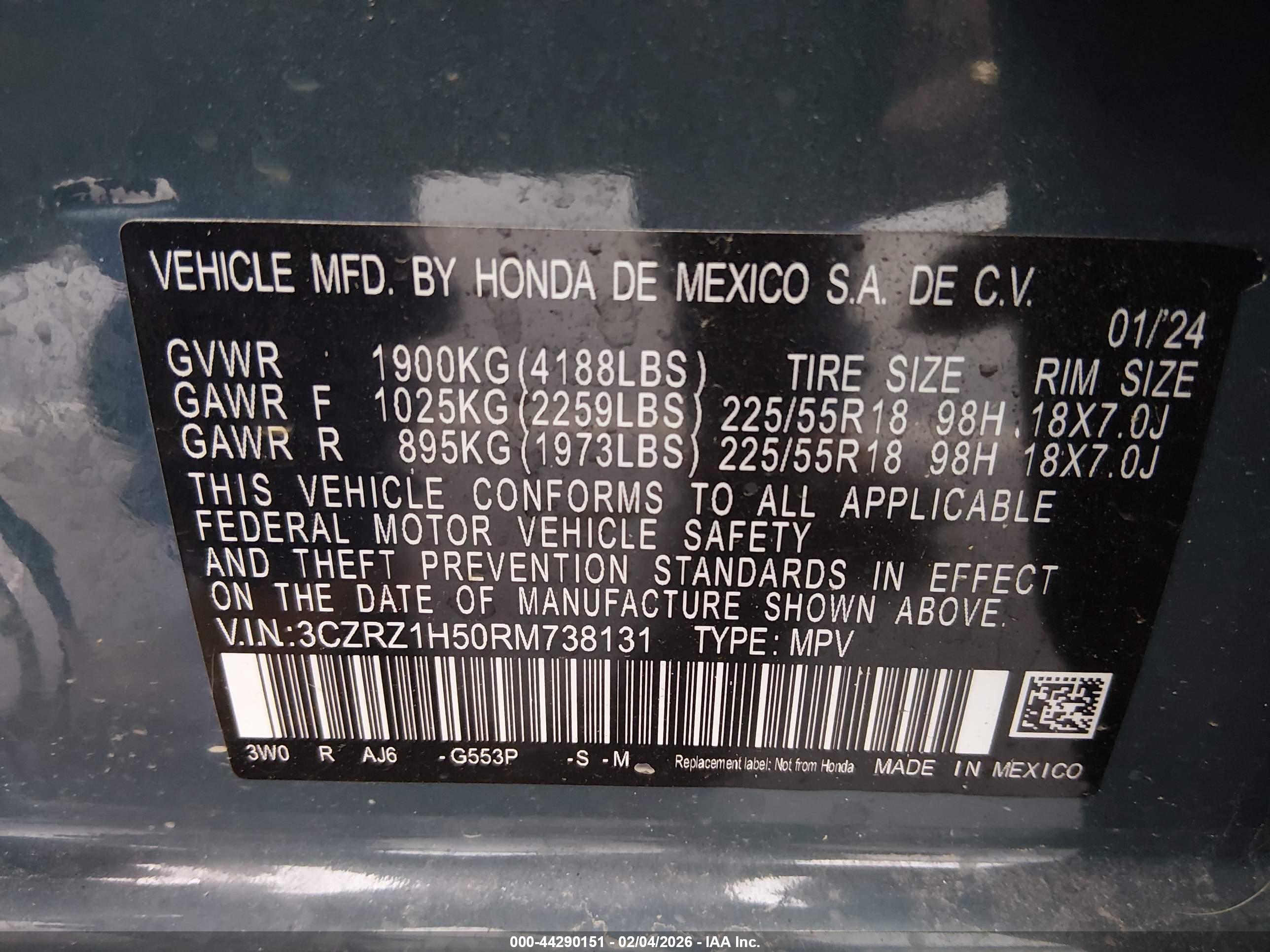 HONDA HR-V image 9