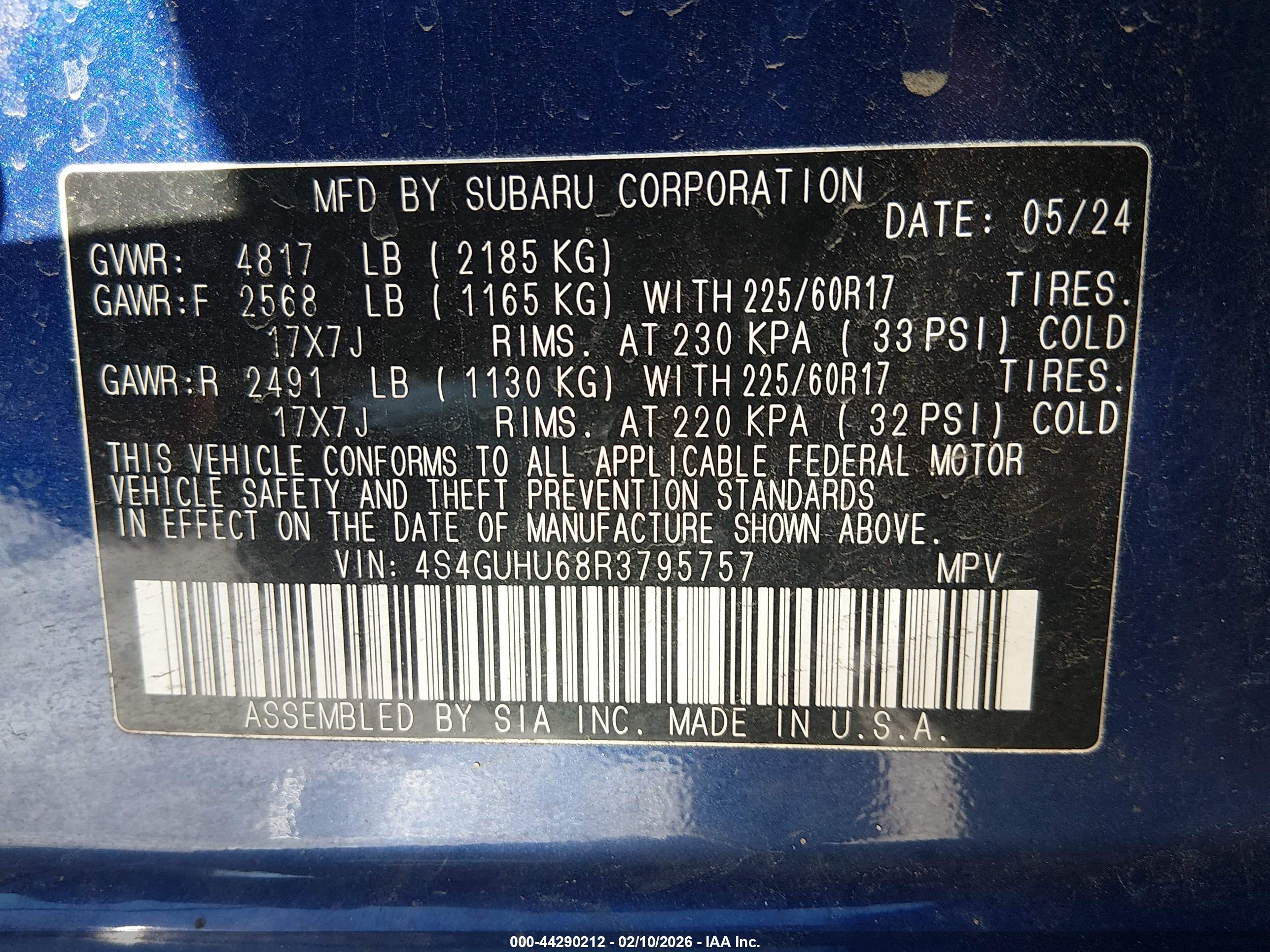 SUBARU CROSSTREK image 9