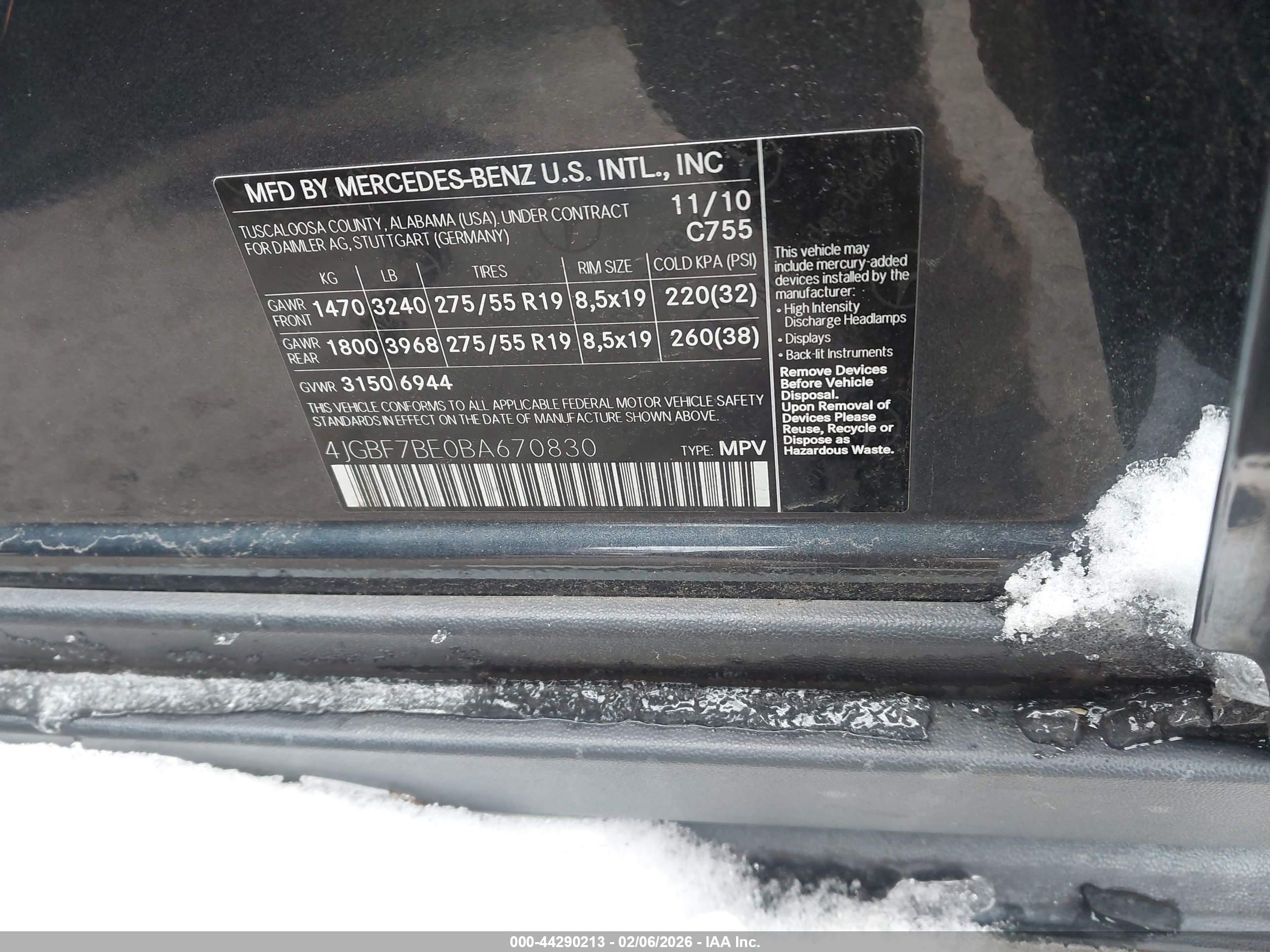 MERCEDES-BENZ GL image 9