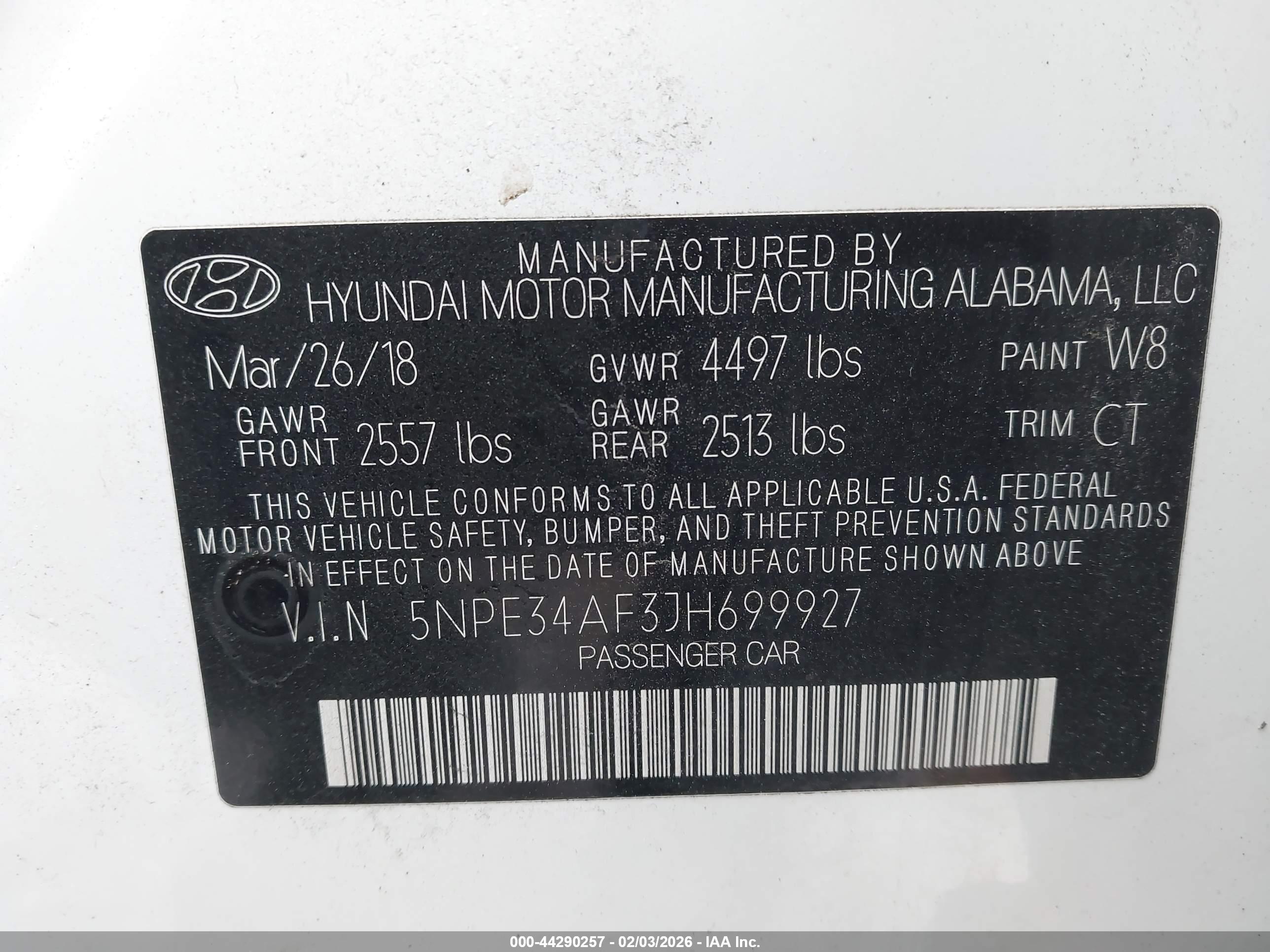 HYUNDAI SONATA image 9