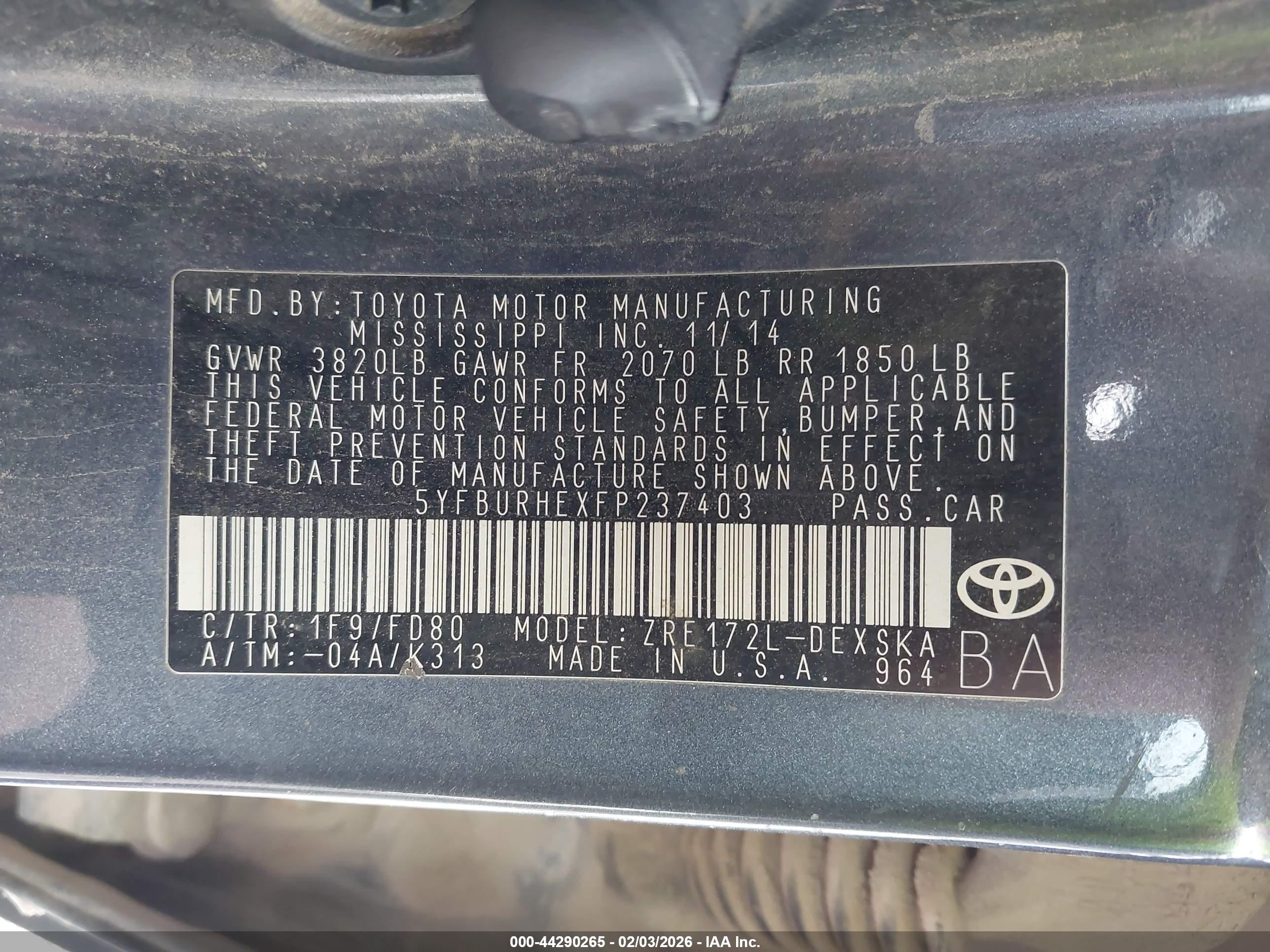 TOYOTA COROLLA image 9