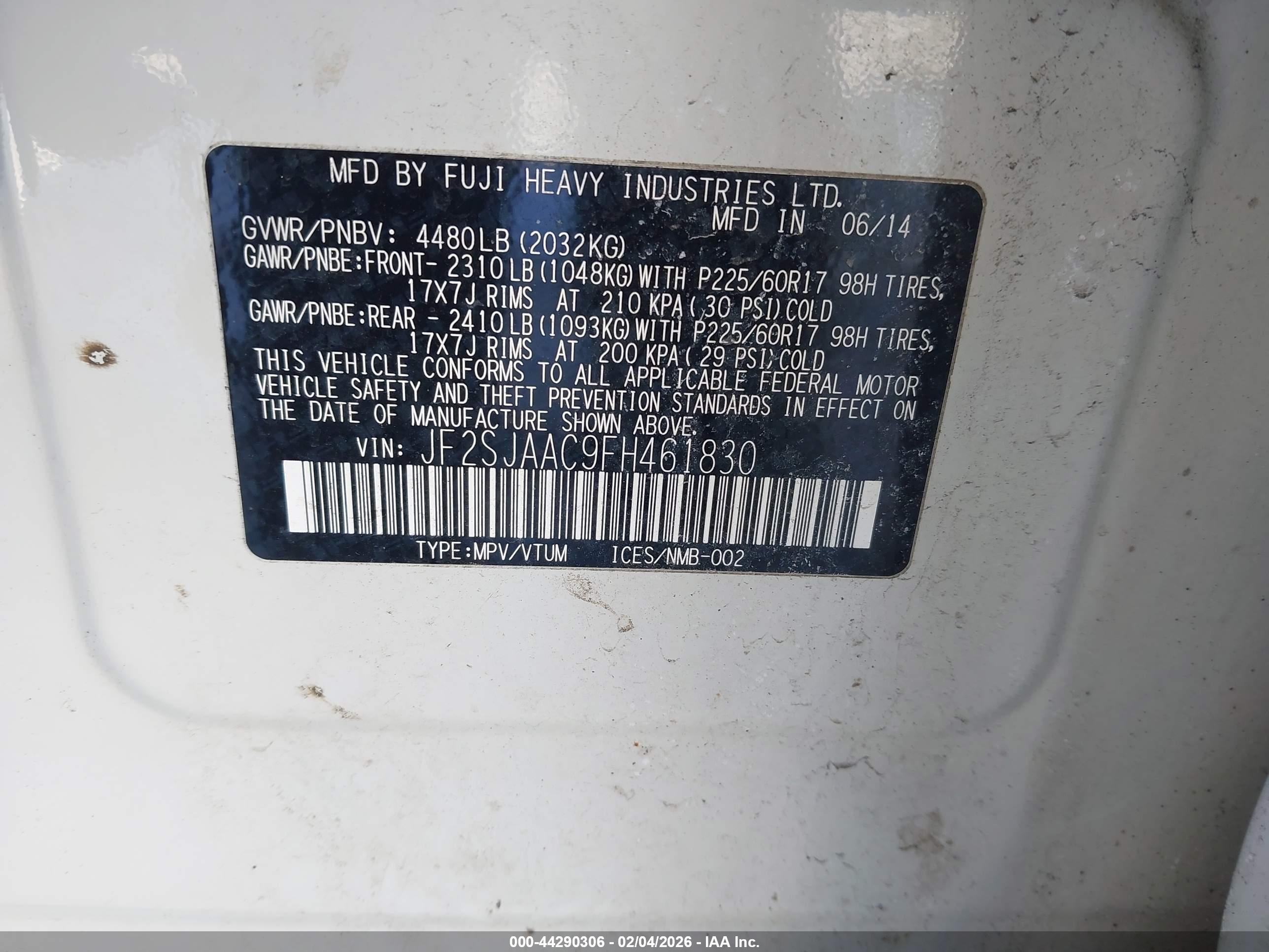 SUBARU FORESTER image 9