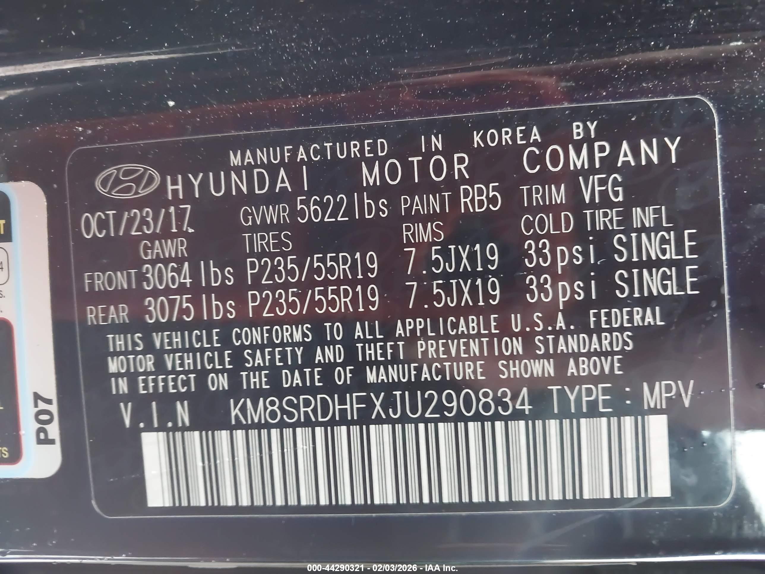 HYUNDAI SANTA image 9