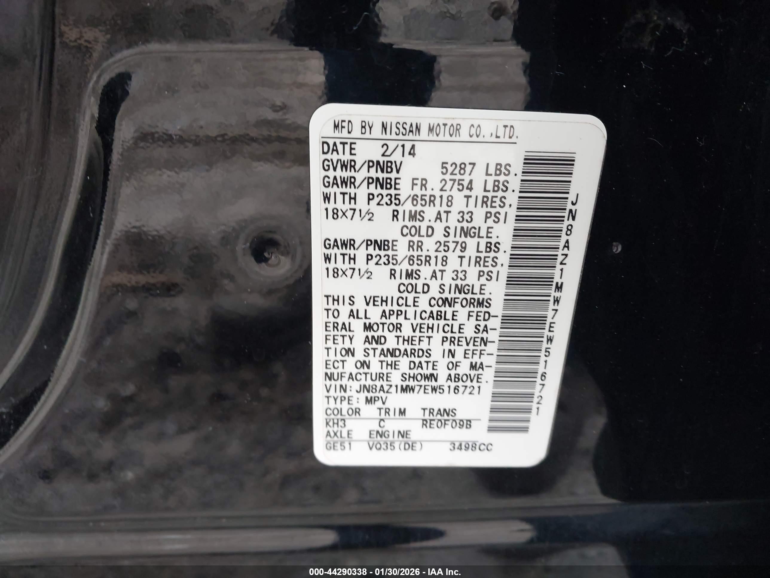 NISSAN MURANO image 9