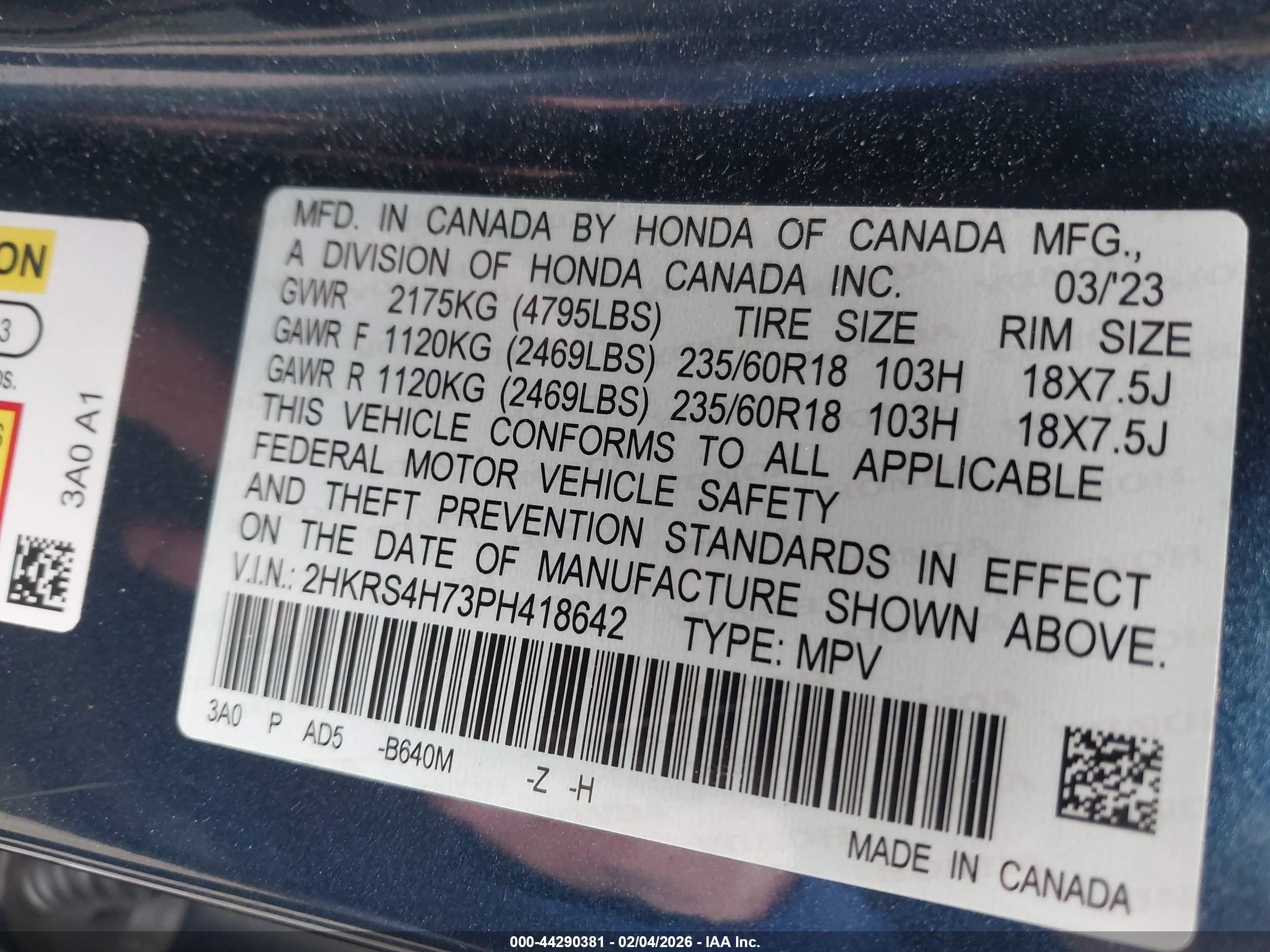 HONDA CR-V image 9