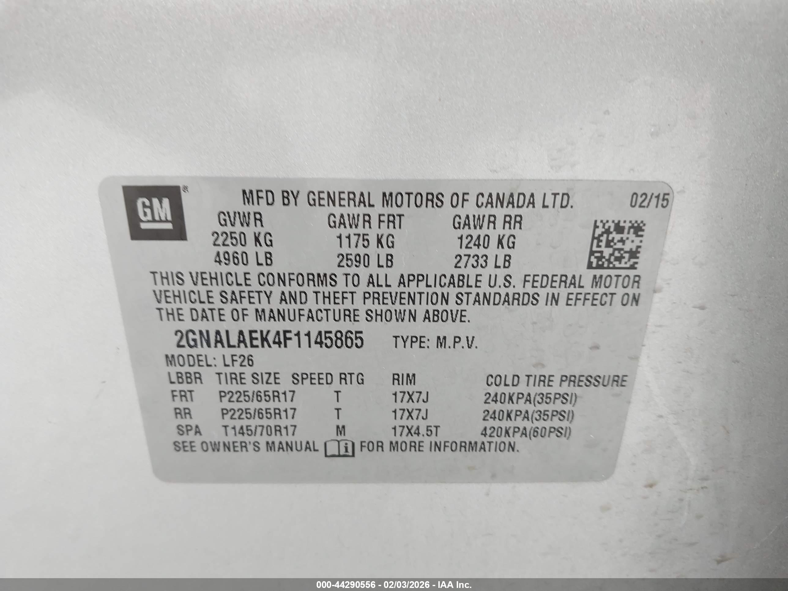 CHEVROLET EQUINOX image 9