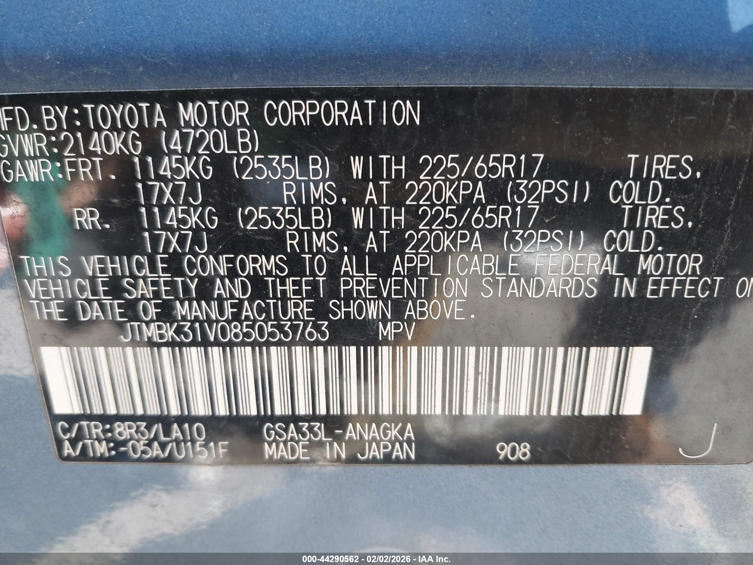 TOYOTA RAV4 image 9