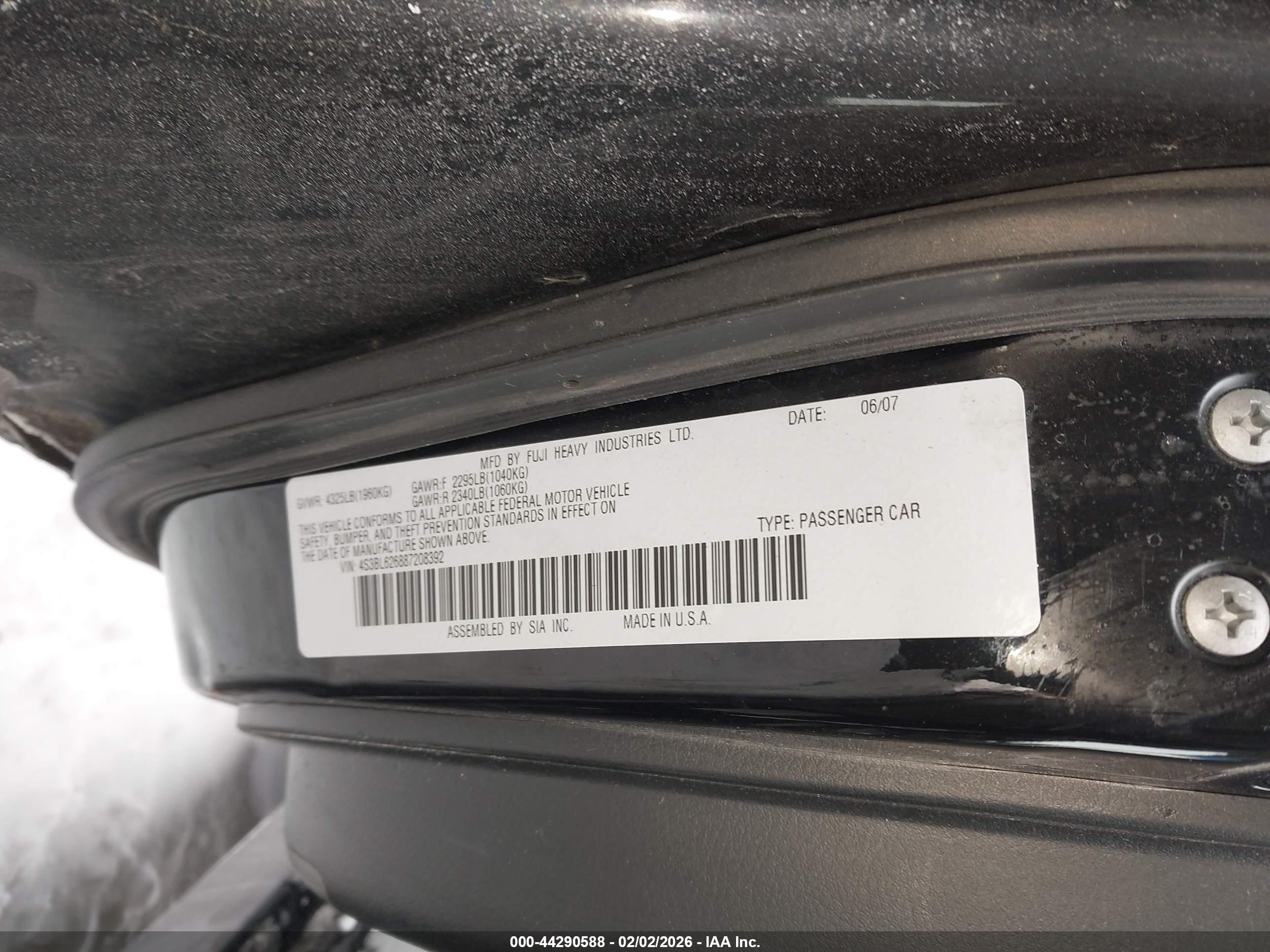 SUBARU LEGACY image 9