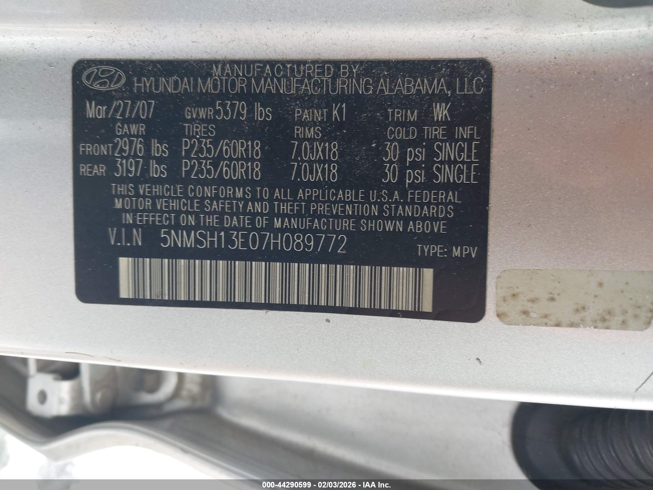 HYUNDAI SANTA image 9