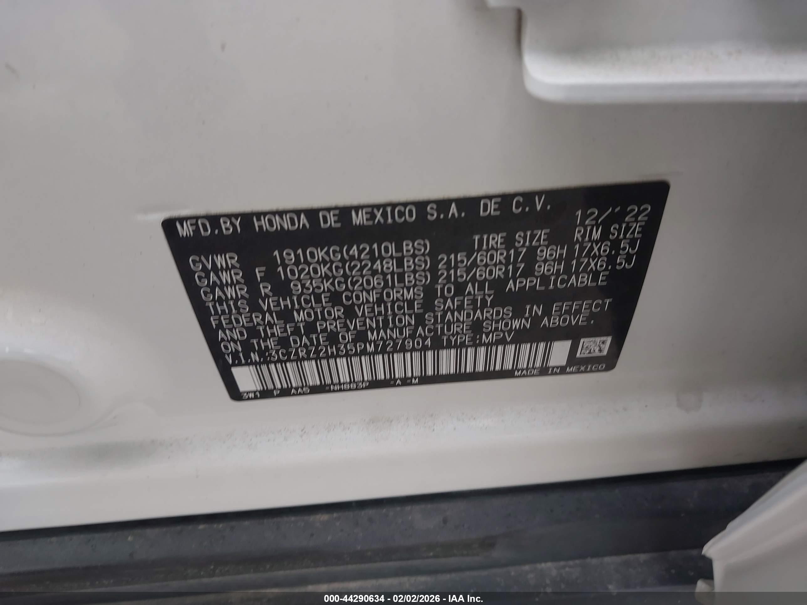 HONDA HR-V image 9