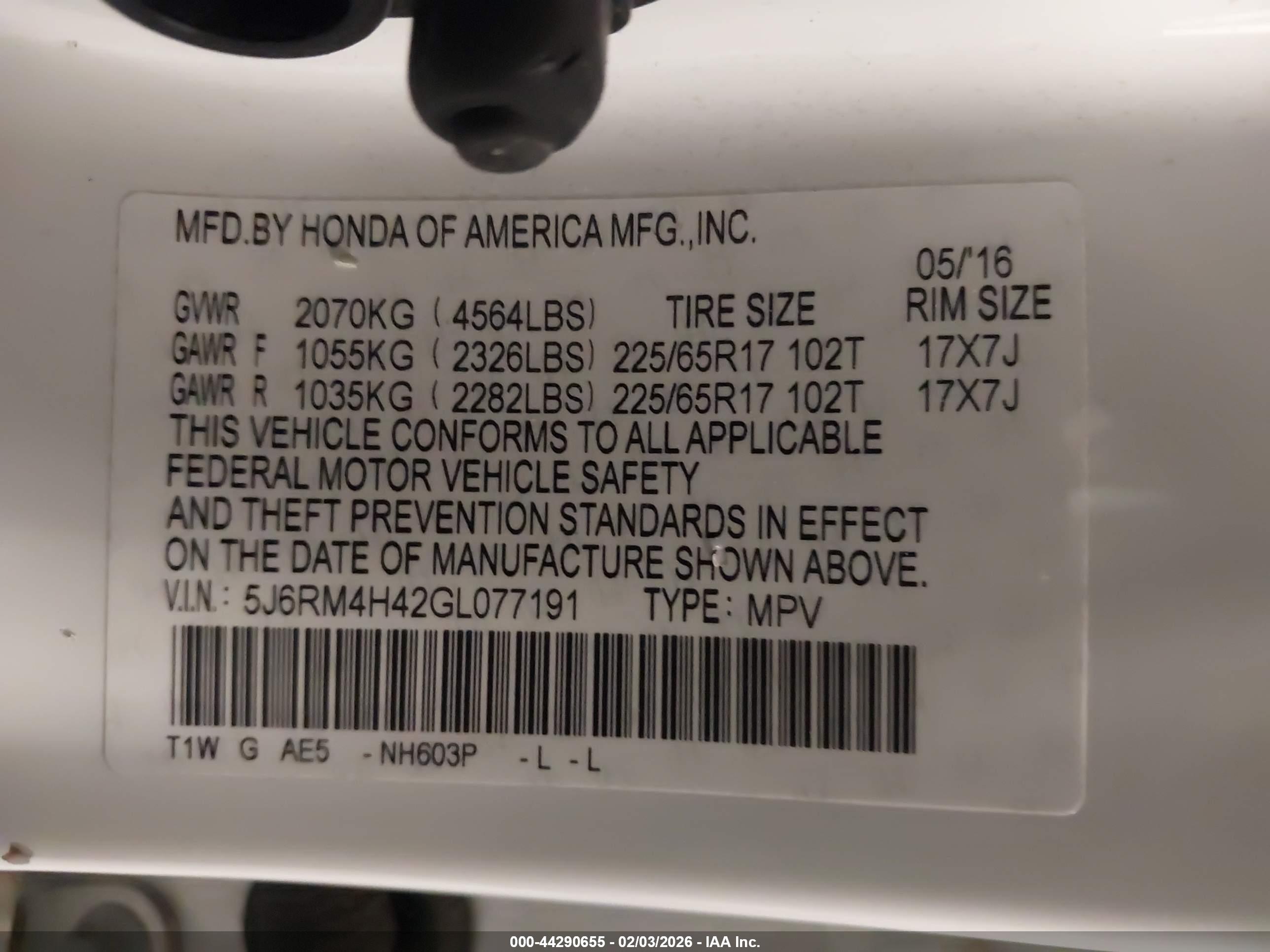 HONDA CR-V image 9