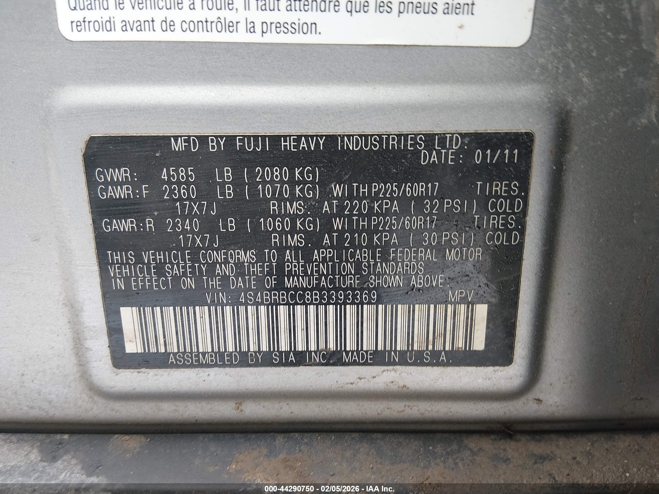SUBARU OUTBACK image 9