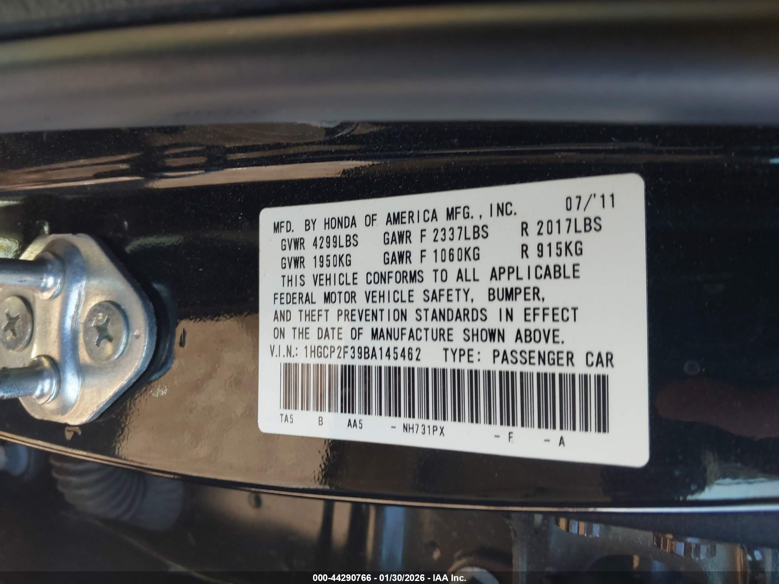 HONDA ACCORD image 9