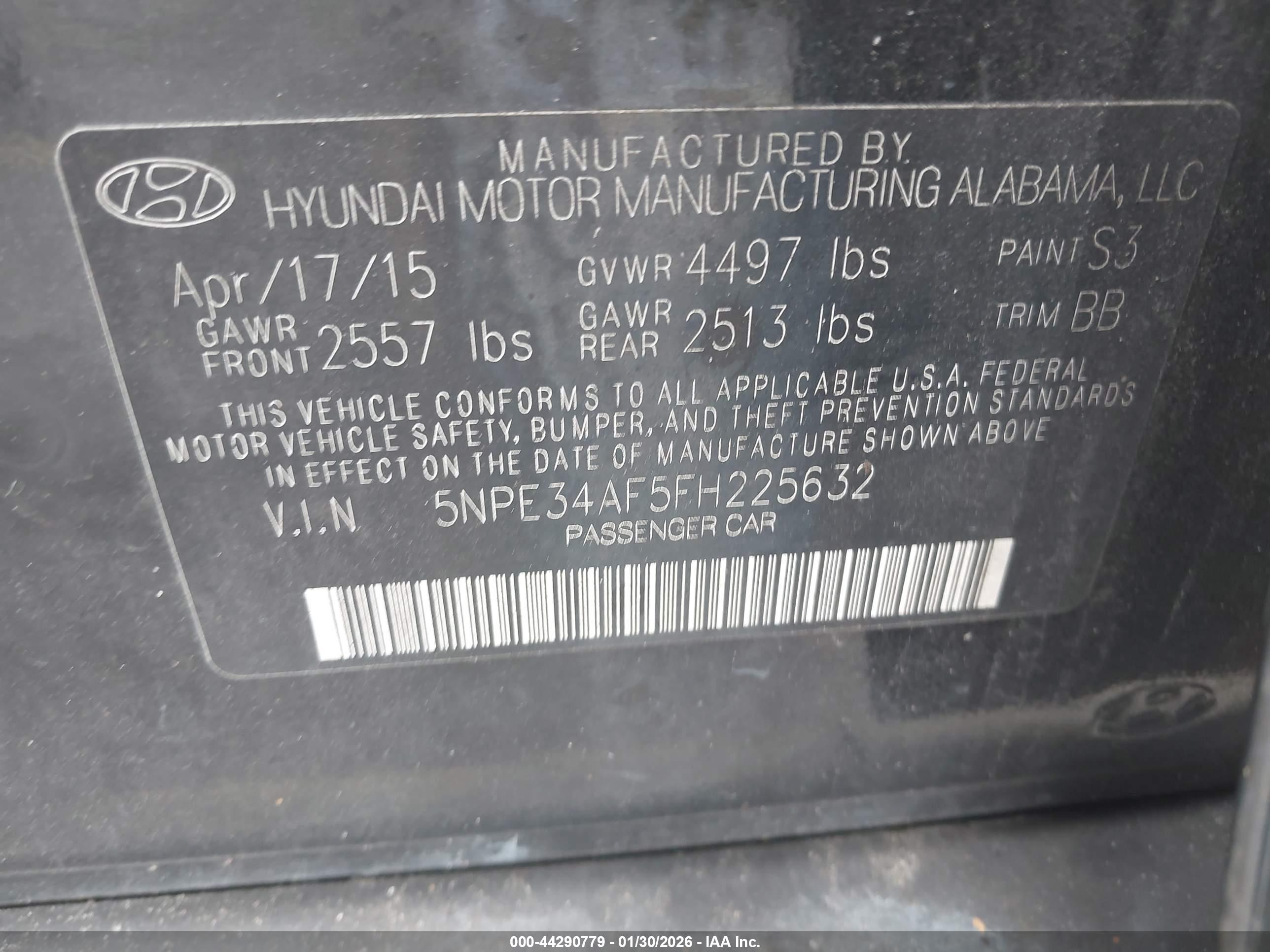 HYUNDAI SONATA image 9