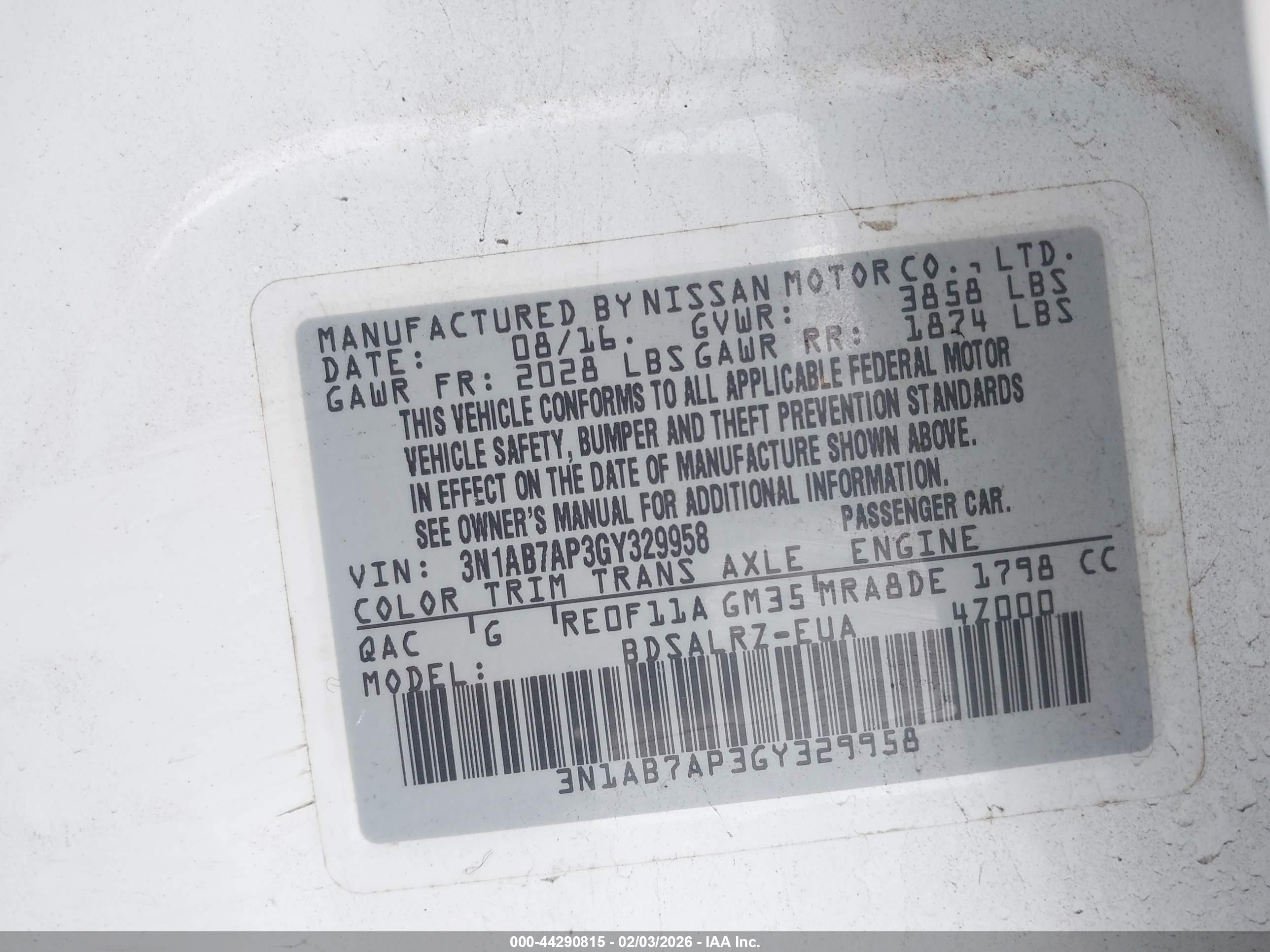 NISSAN SENTRA image 9