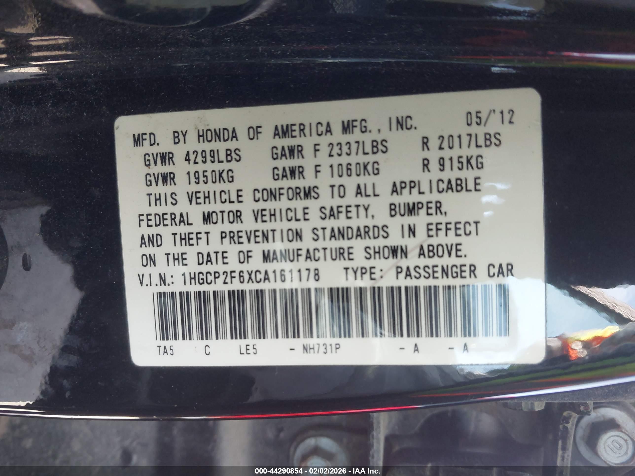 HONDA ACCORD image 9