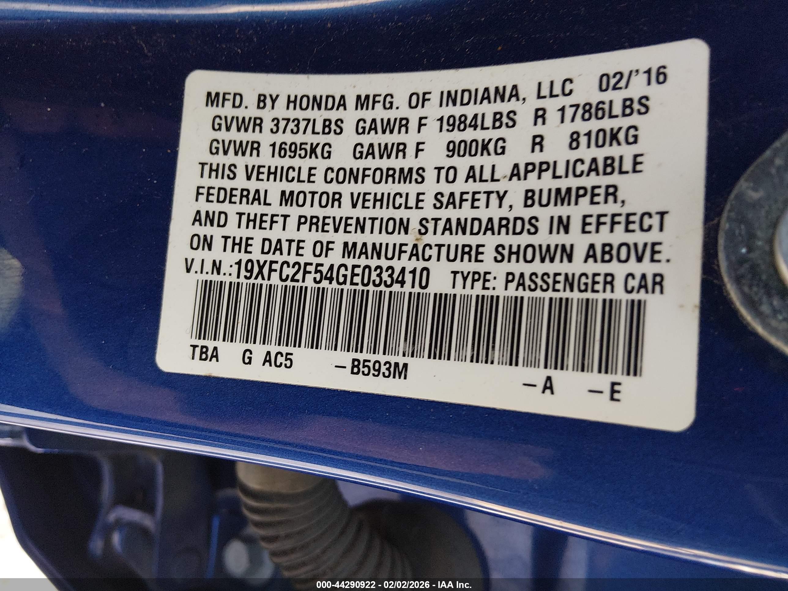 HONDA CIVIC image 9