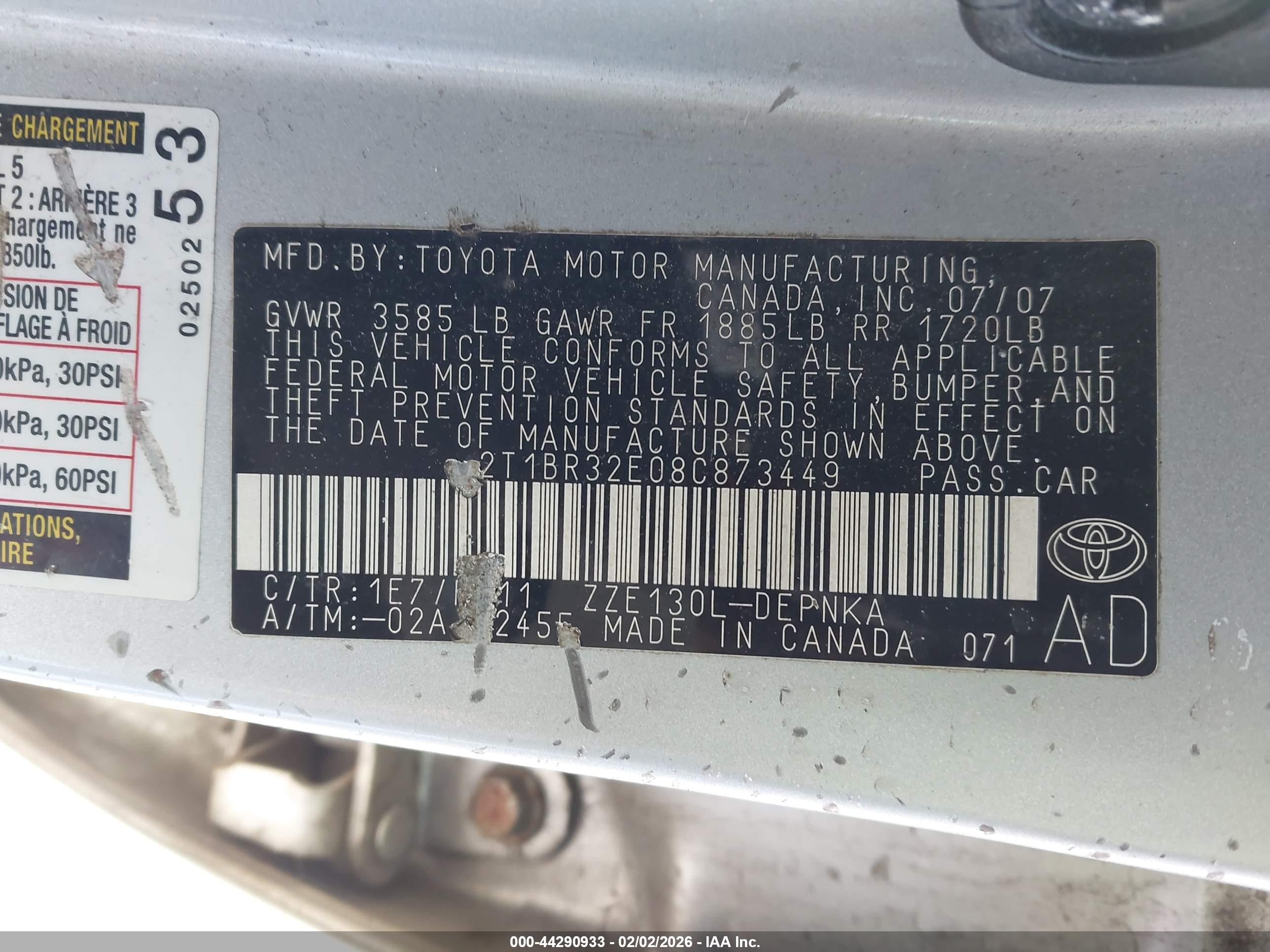 TOYOTA COROLLA image 9