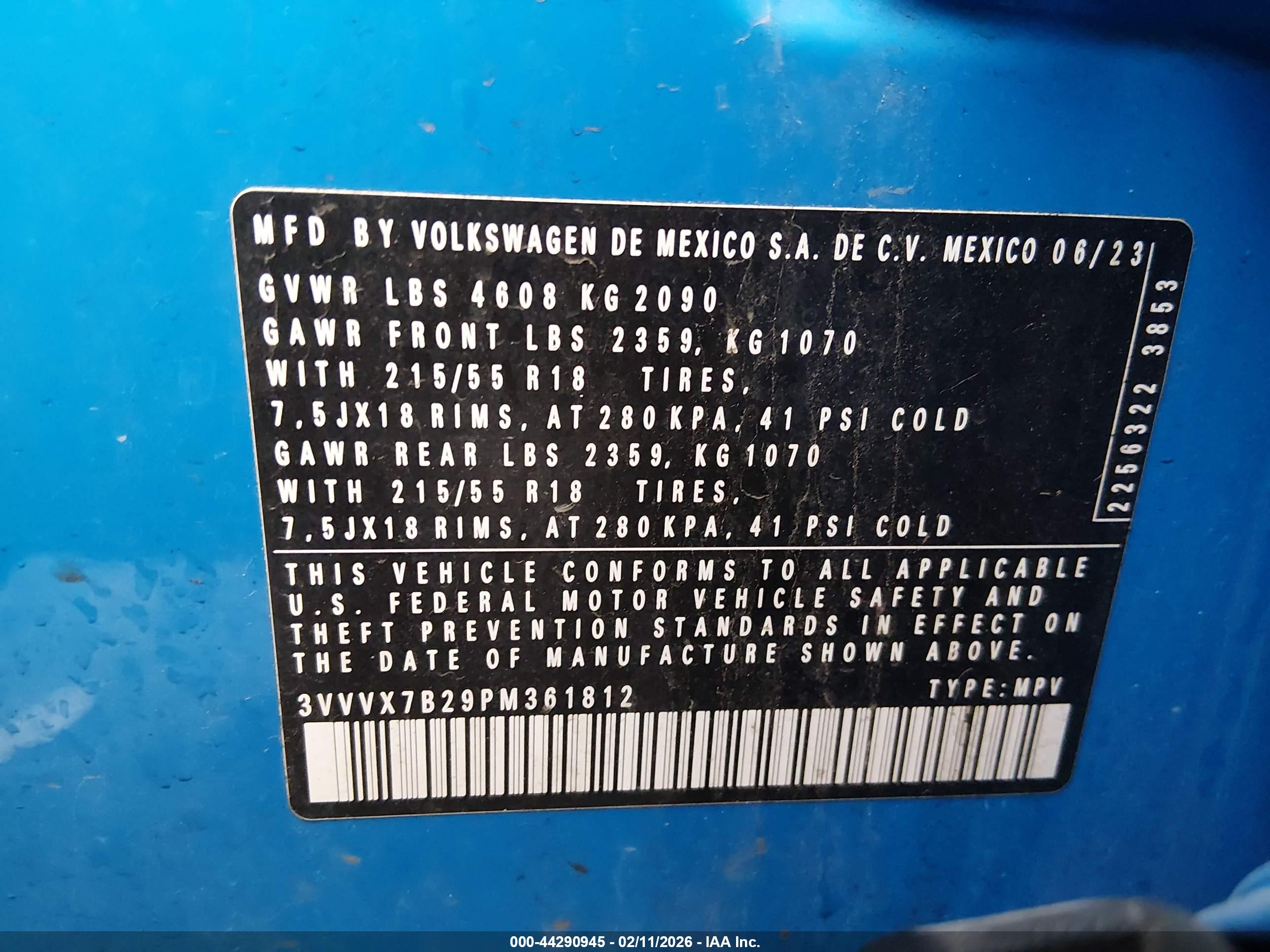 VOLKSWAGEN TAOS image 9