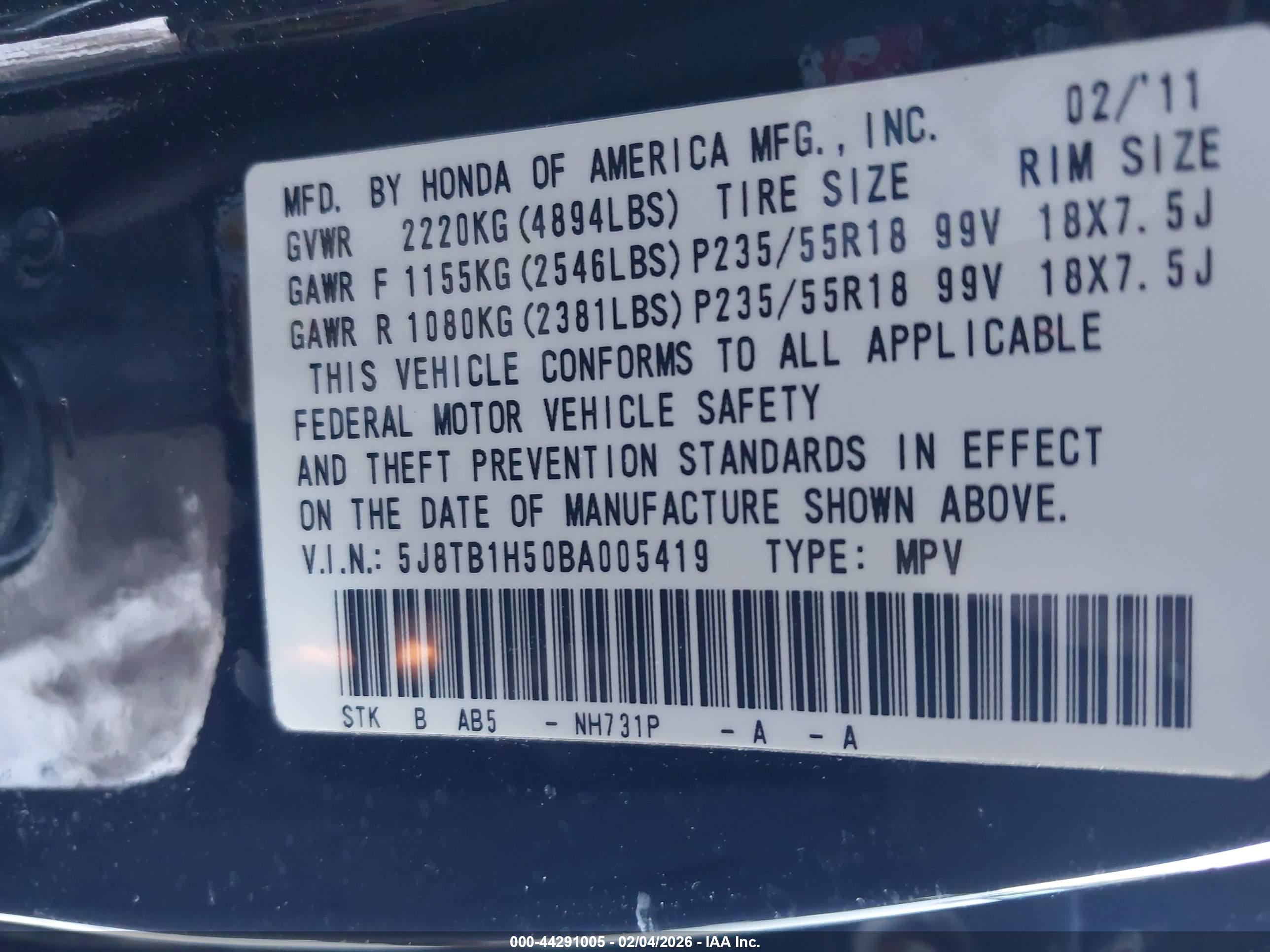 ACURA RDX image 9
