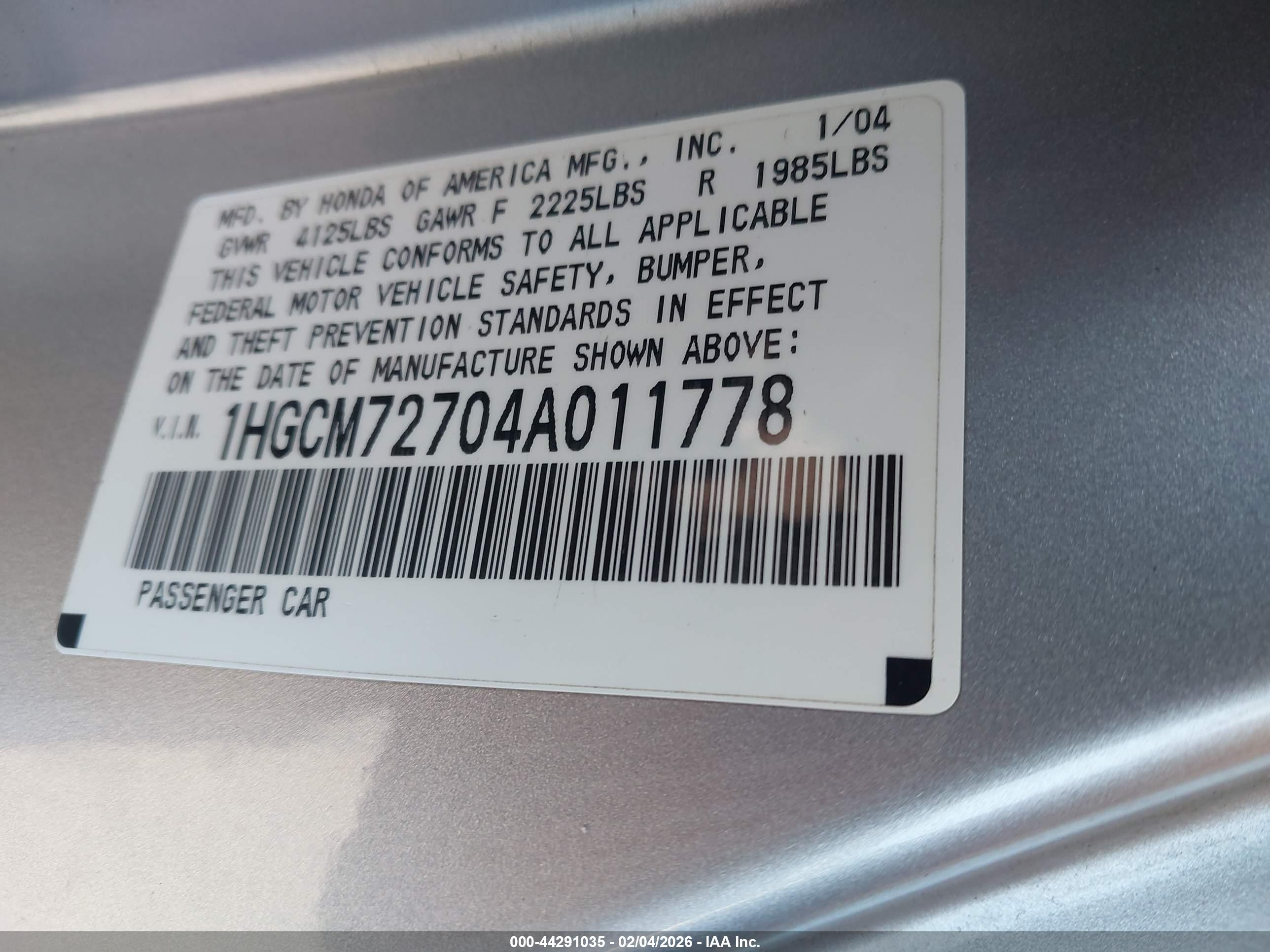 HONDA ACCORD image 9