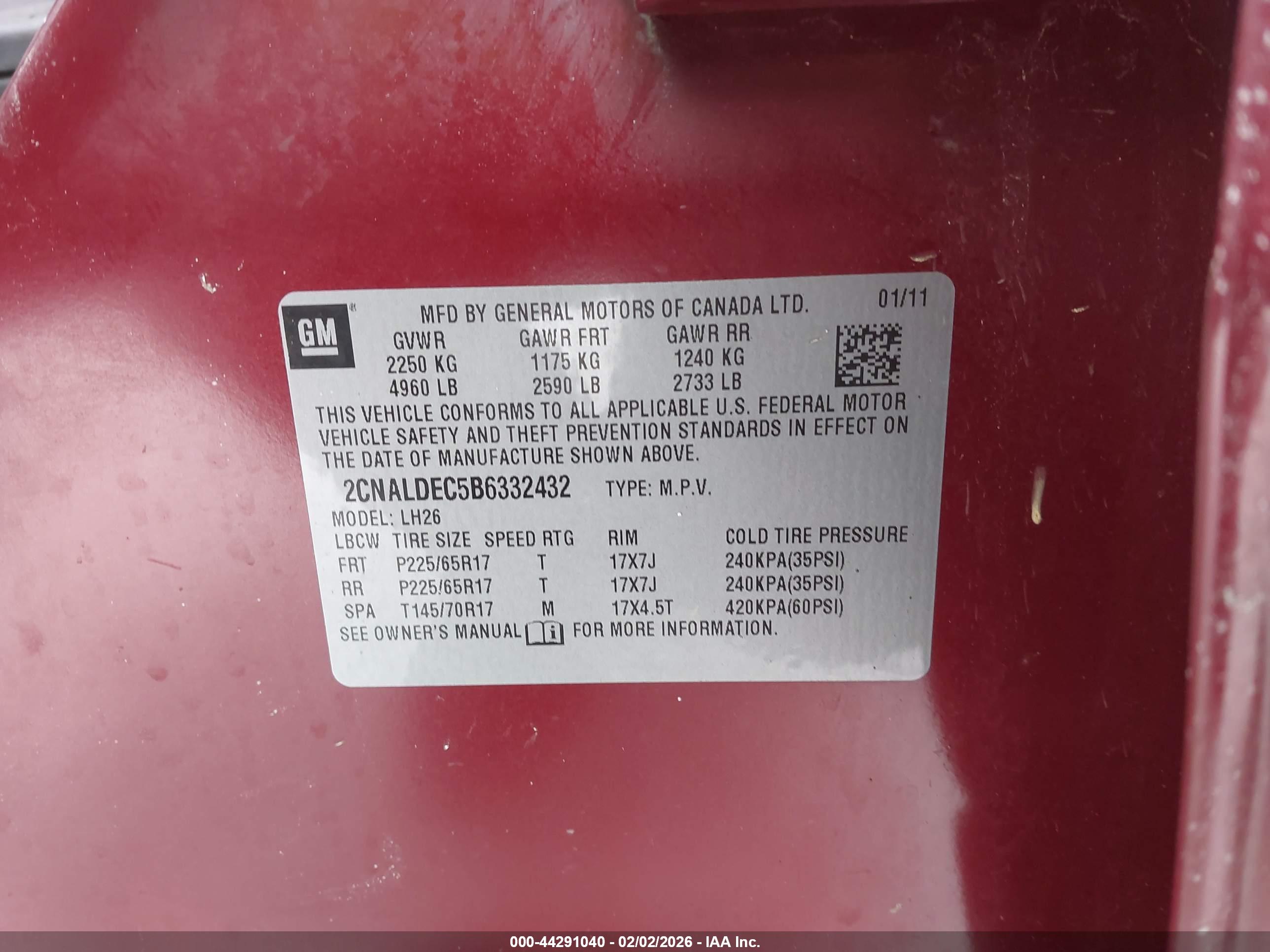 CHEVROLET EQUINOX image 9
