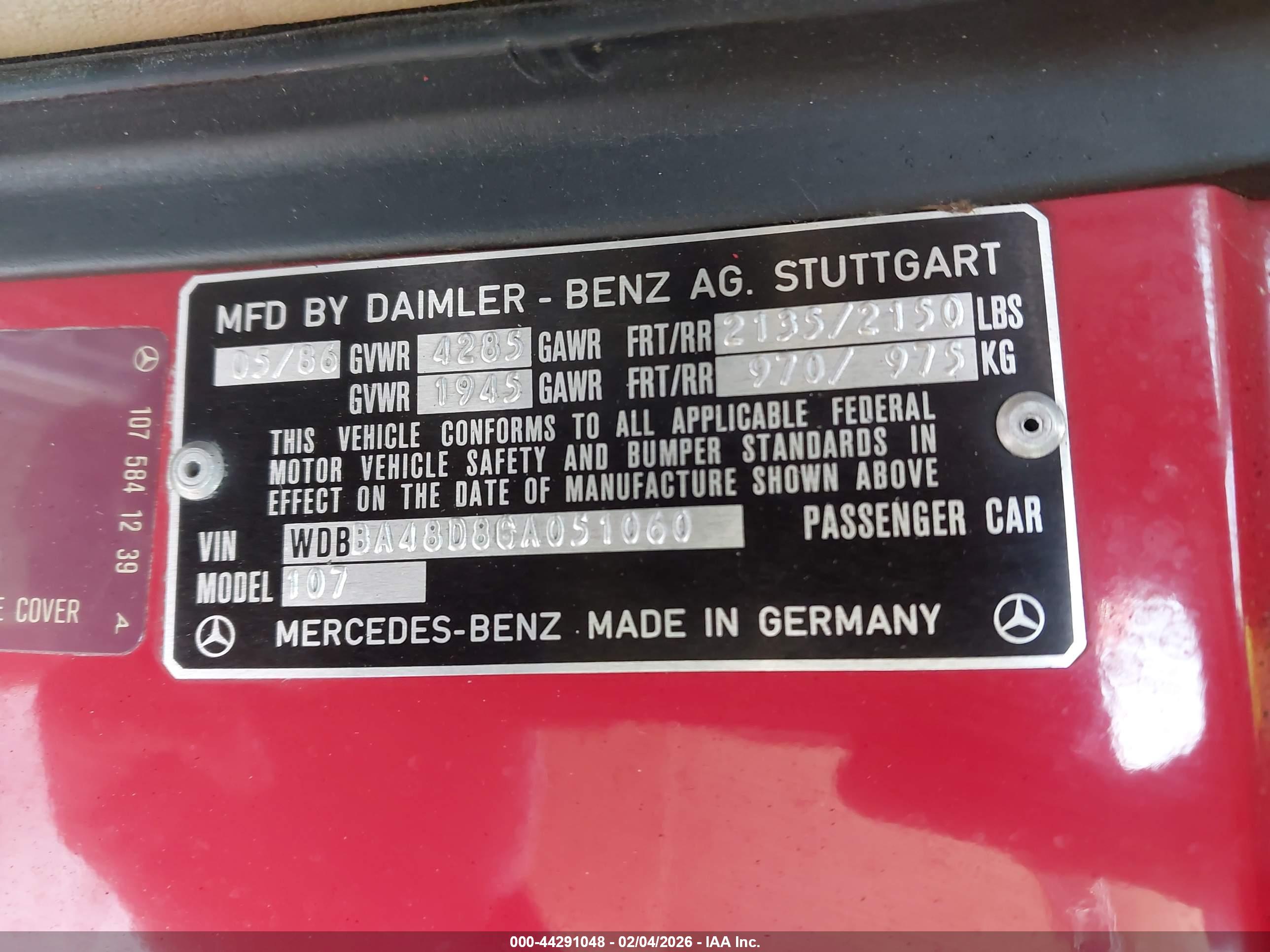 MERCEDES-BENZ 560 image 9