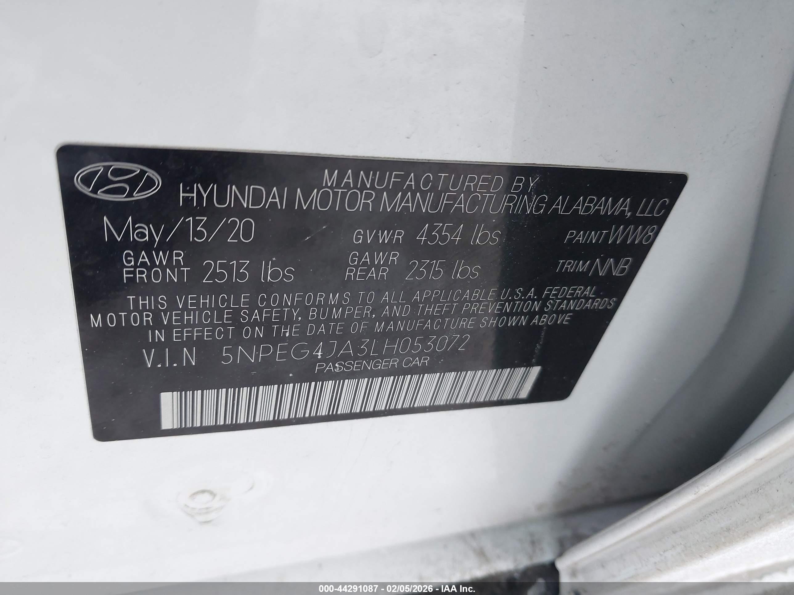 HYUNDAI SONATA image 9