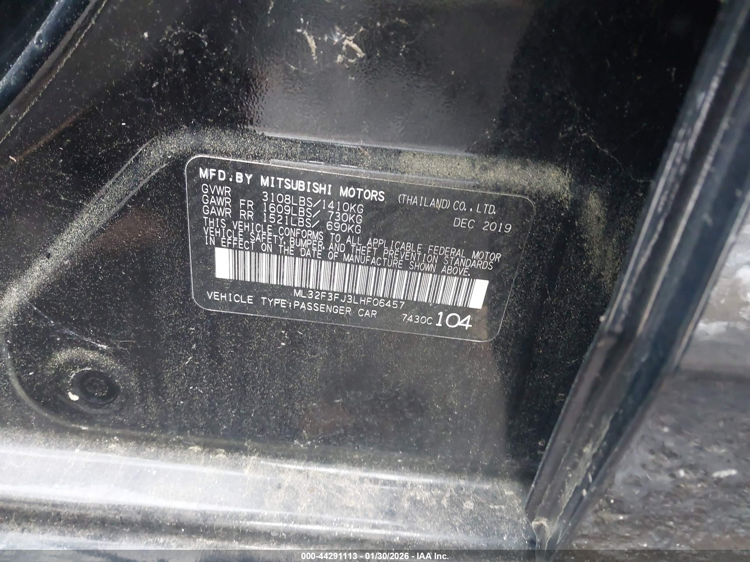 MITSUBISHI MIRAGE image 9