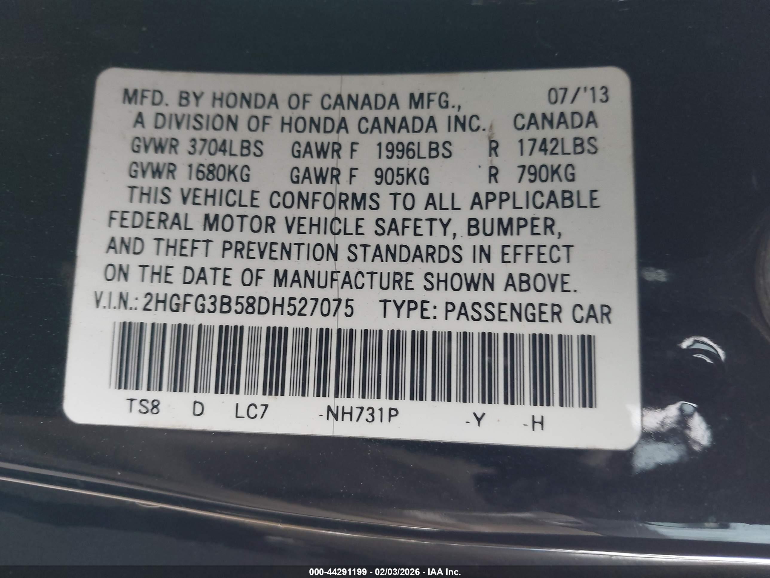 HONDA CIVIC image 9