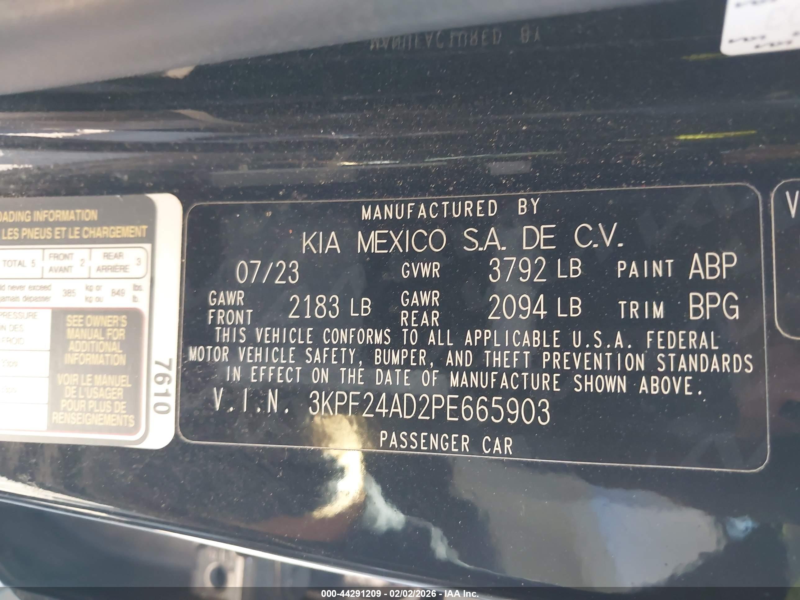 KIA FORTE image 9