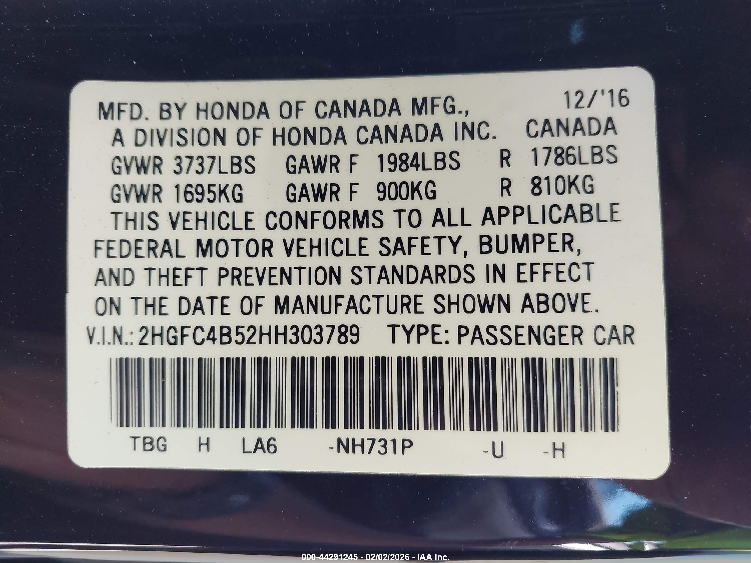 HONDA CIVIC image 9