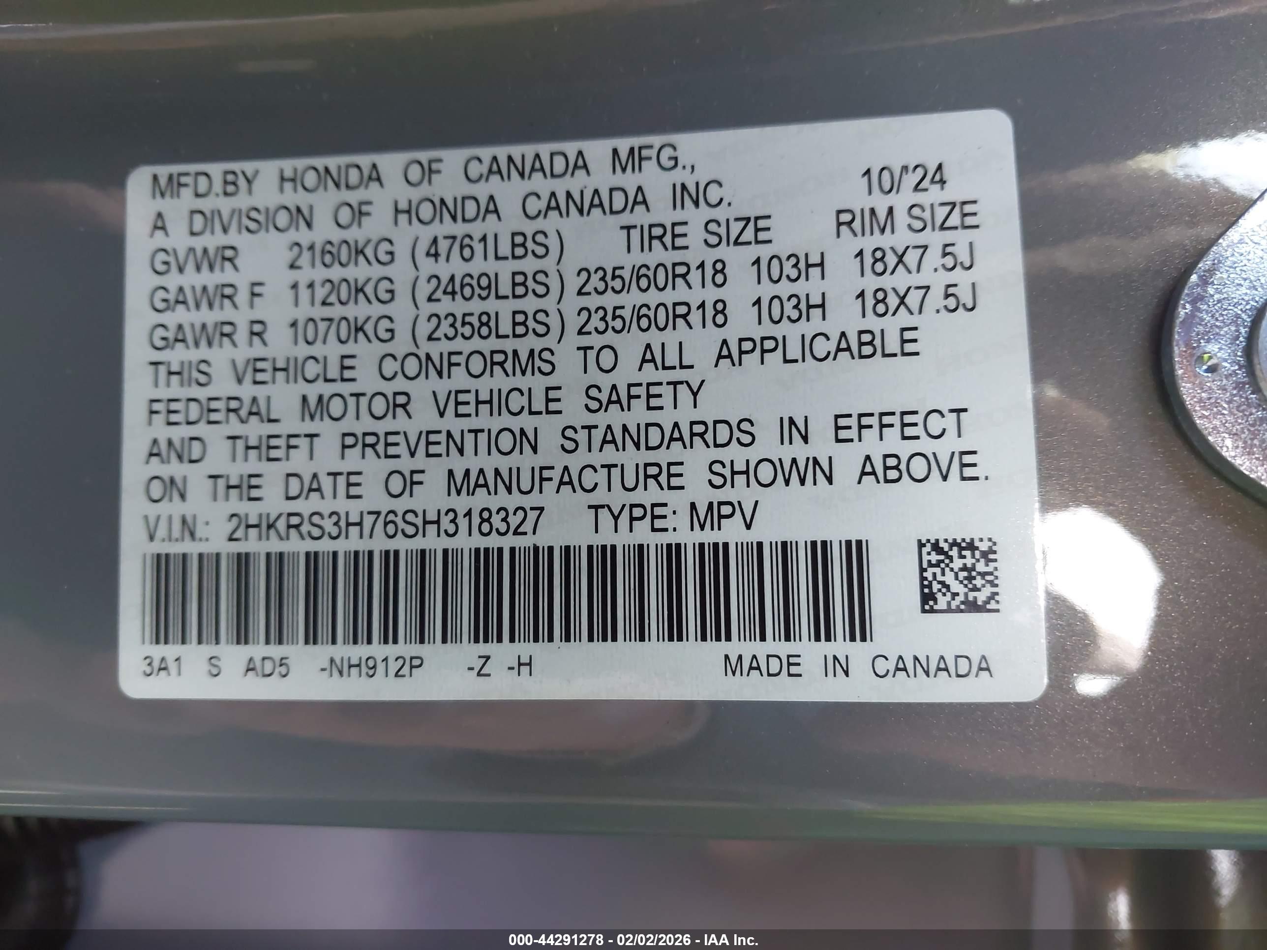 HONDA CR-V image 9
