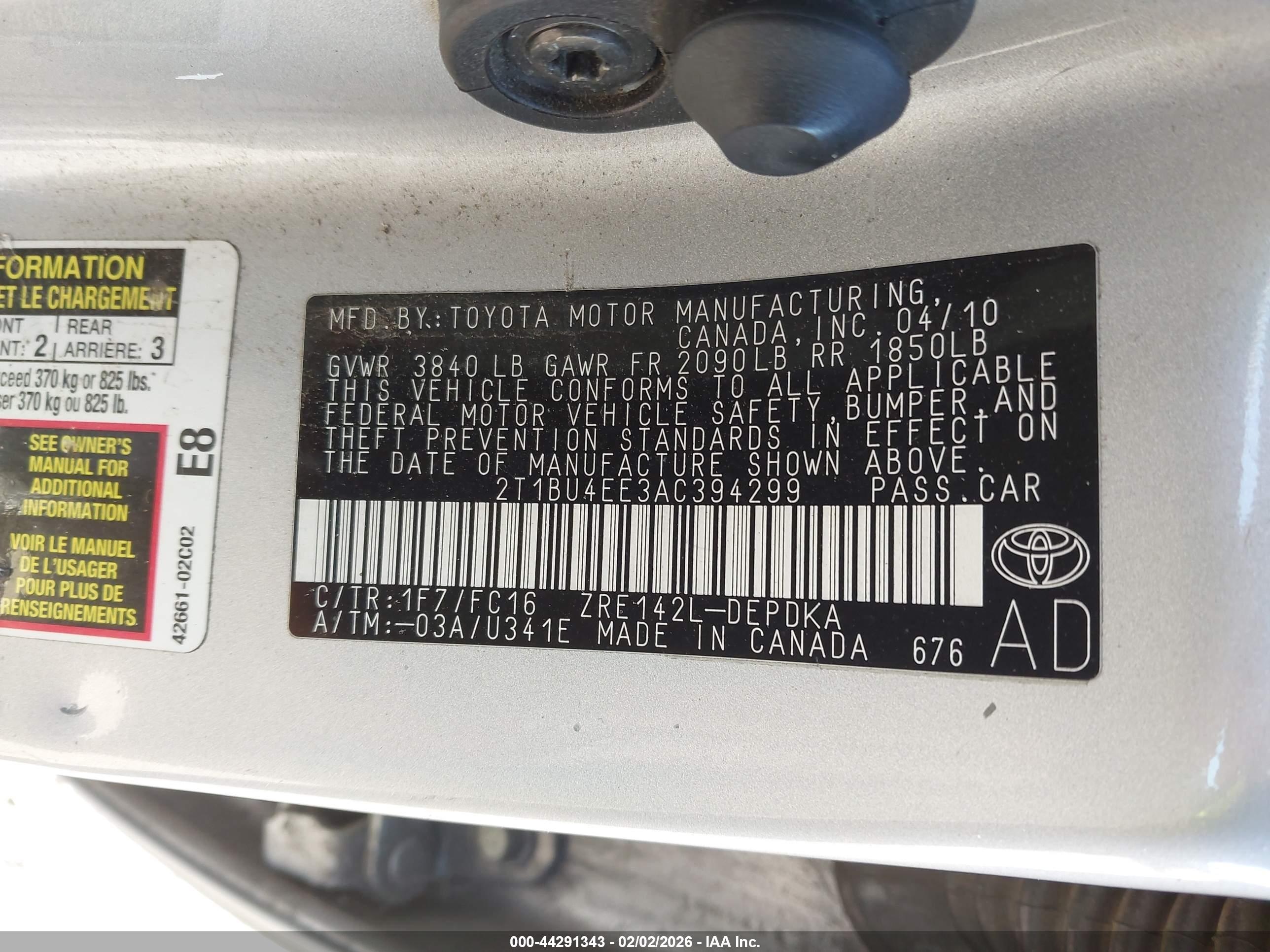 TOYOTA COROLLA image 9