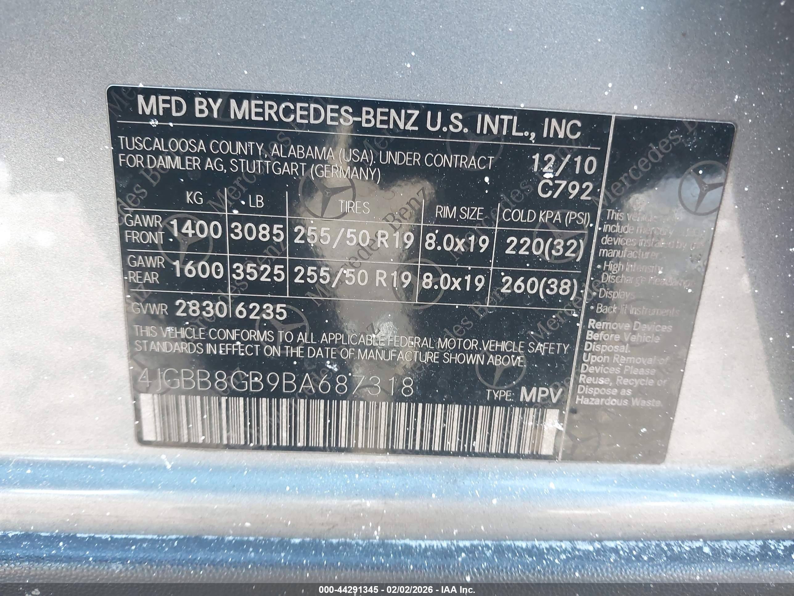 MERCEDES-BENZ ML image 9