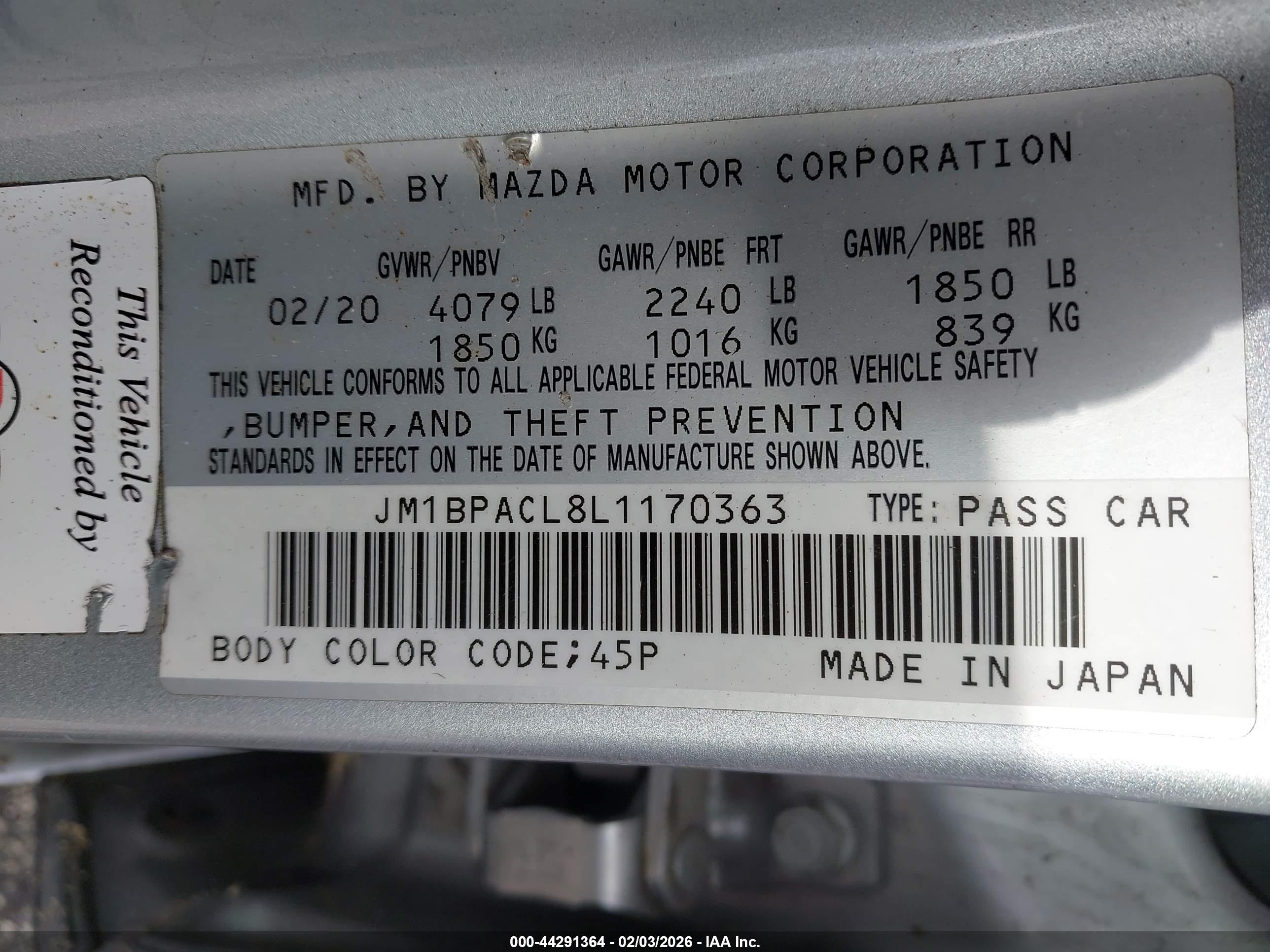 MAZDA MAZDA3 image 9