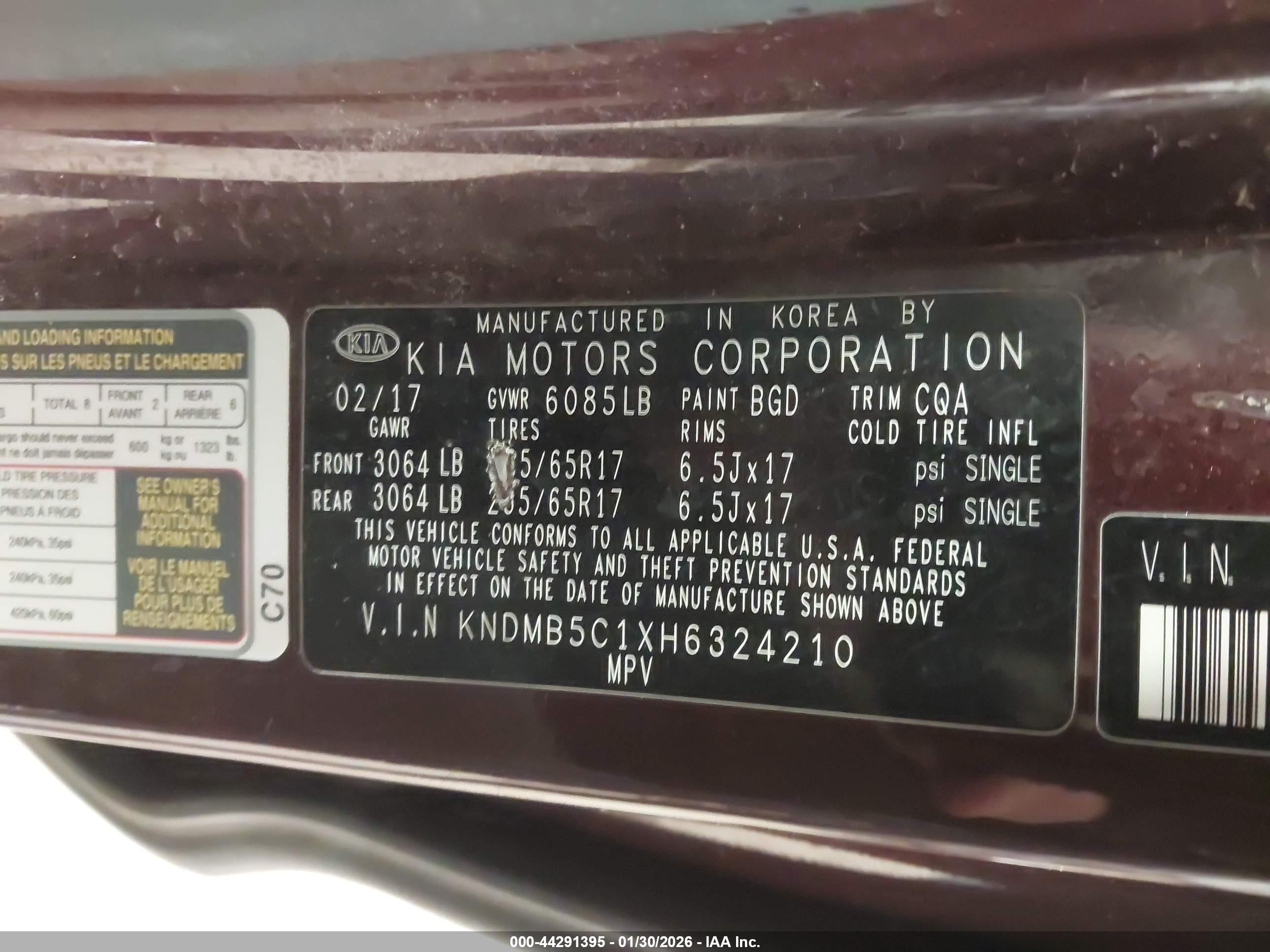 KIA SEDONA image 9