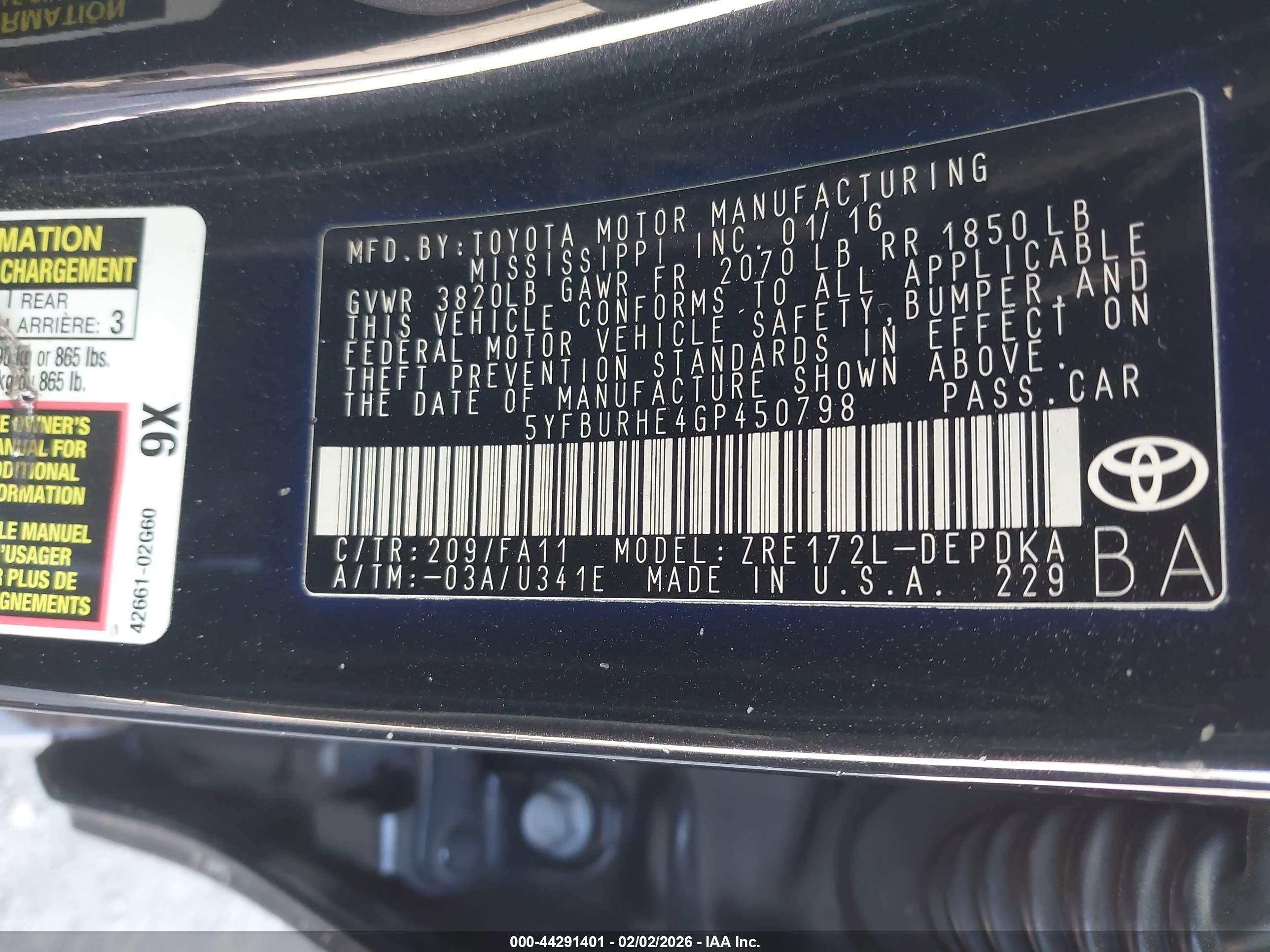 TOYOTA COROLLA image 9