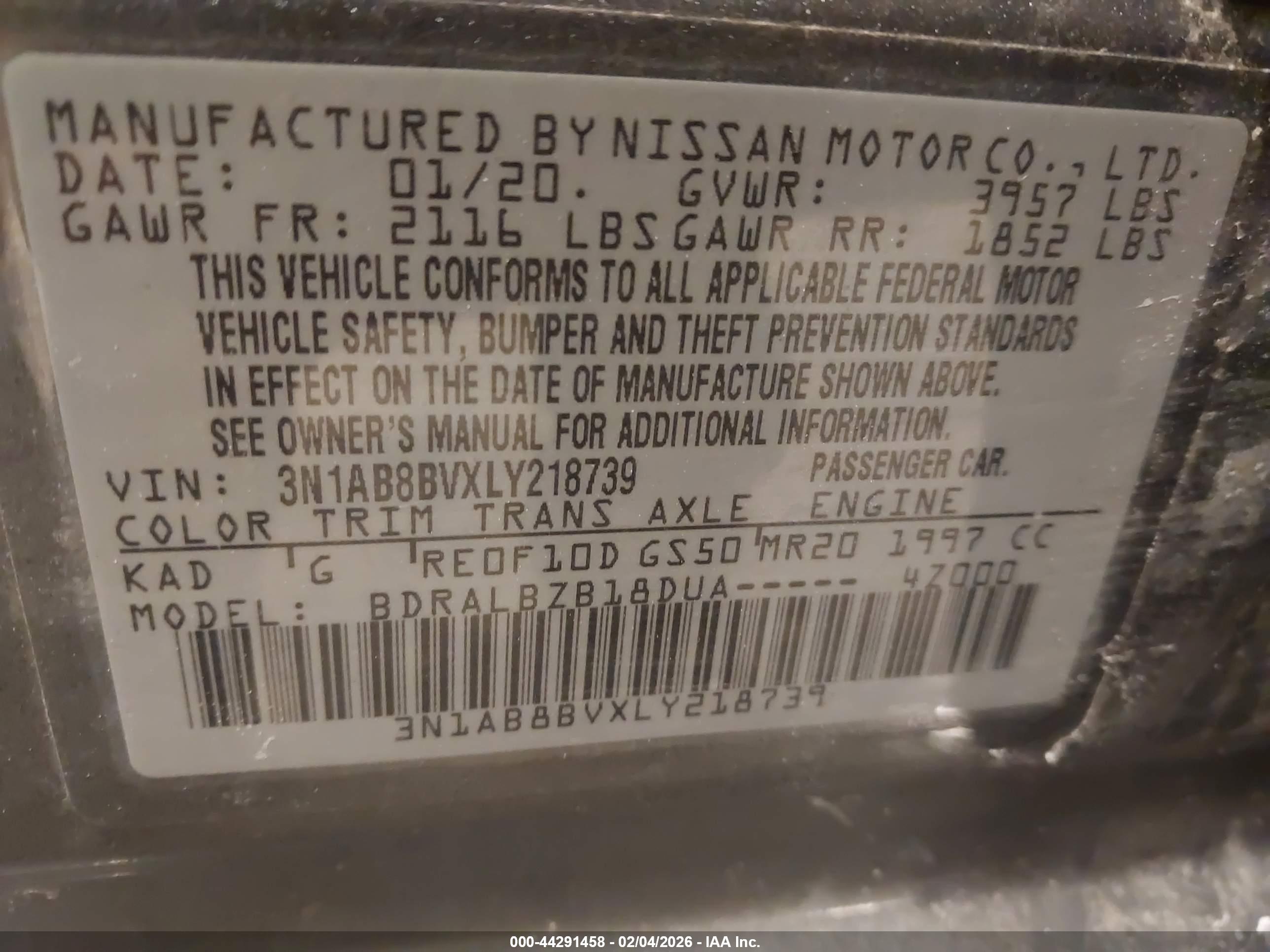 NISSAN SENTRA image 9
