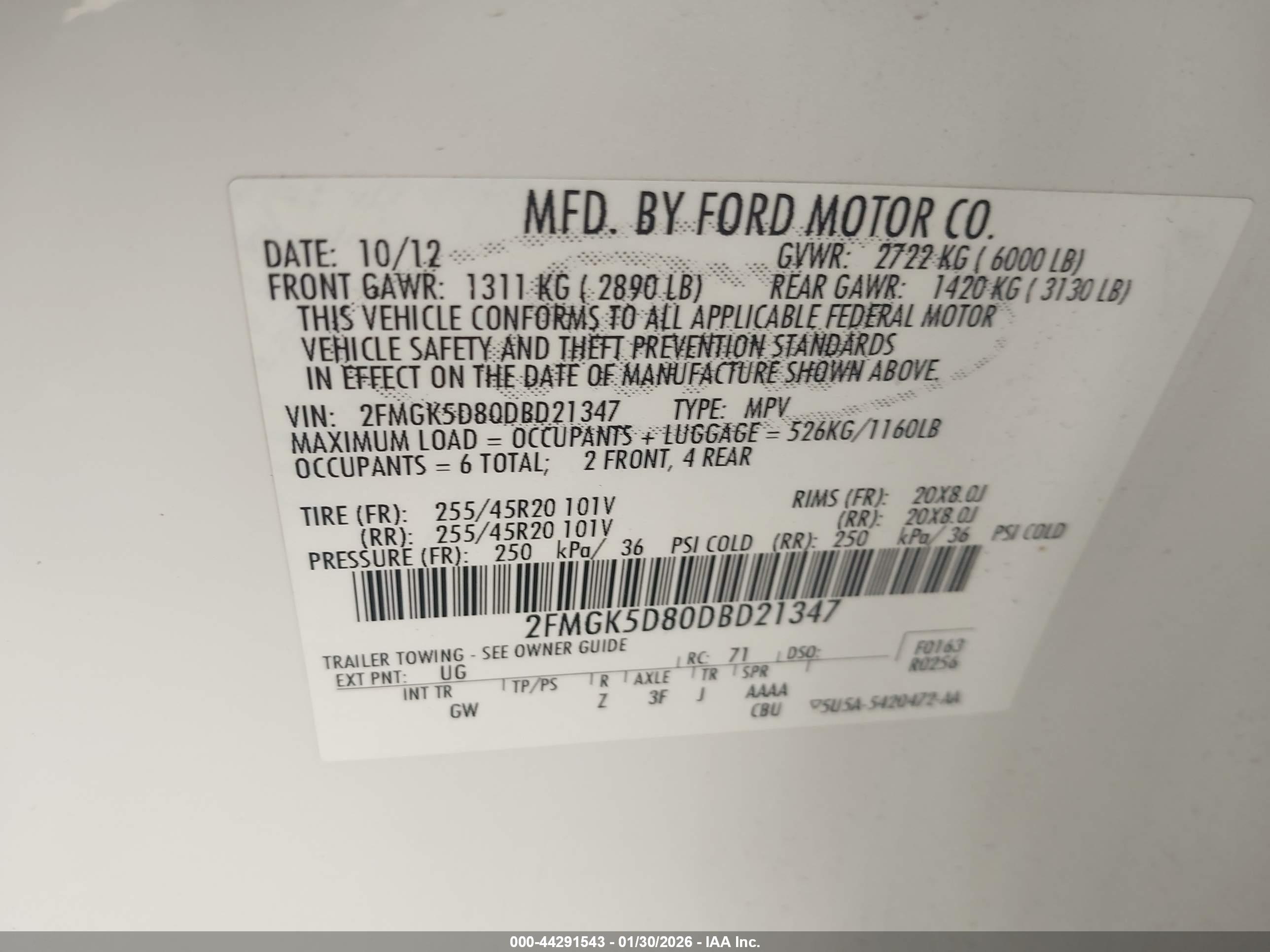 FORD FLEX image 9