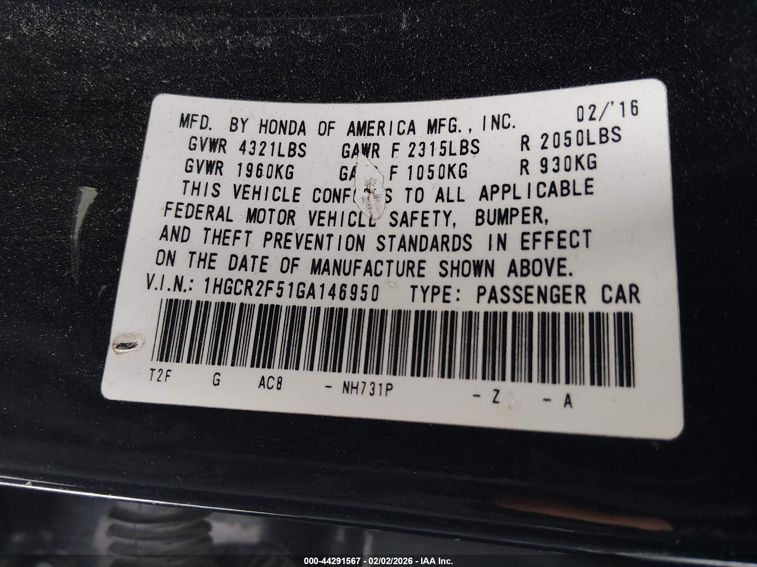HONDA ACCORD image 9