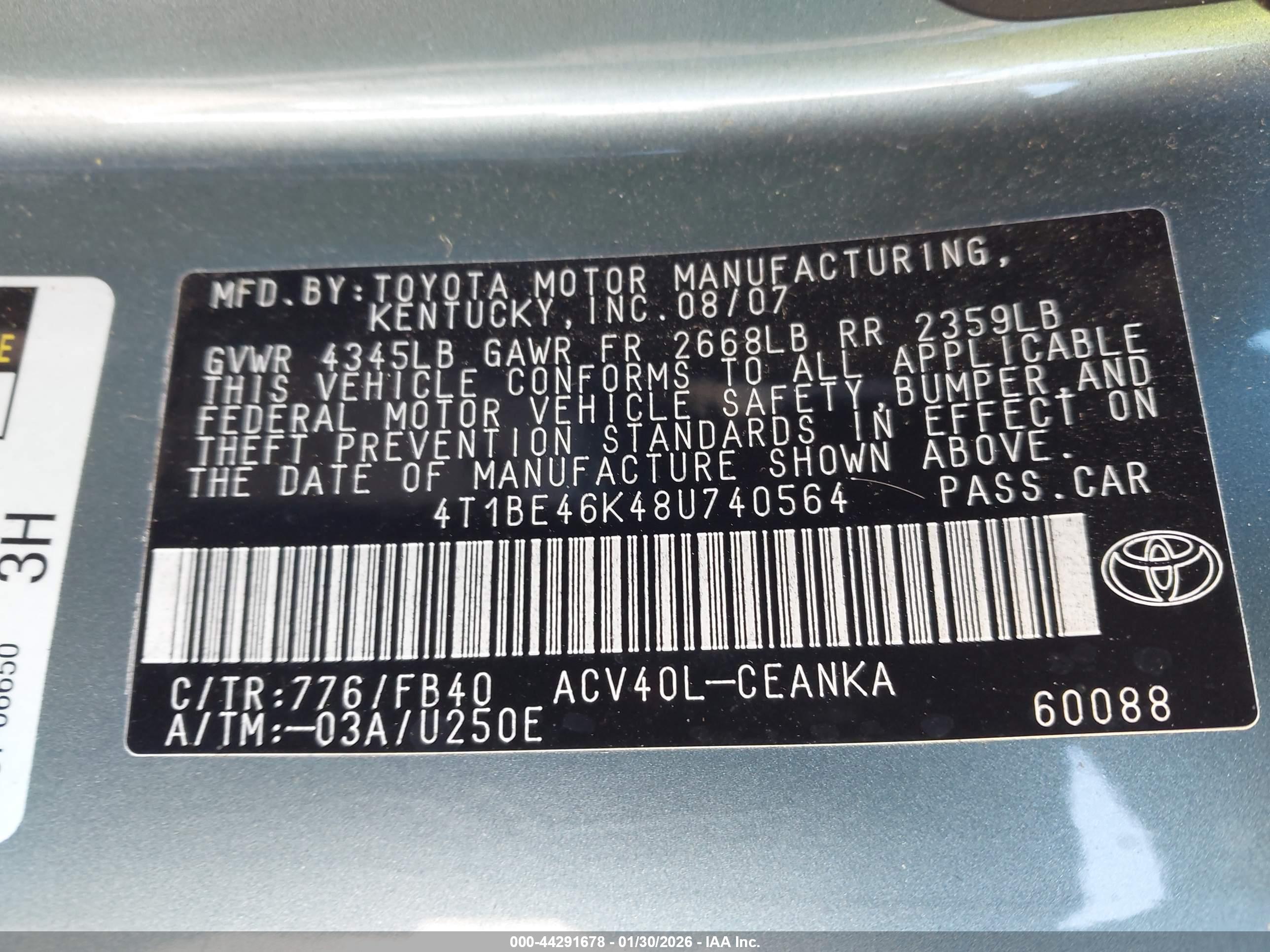 TOYOTA CAMRY image 9