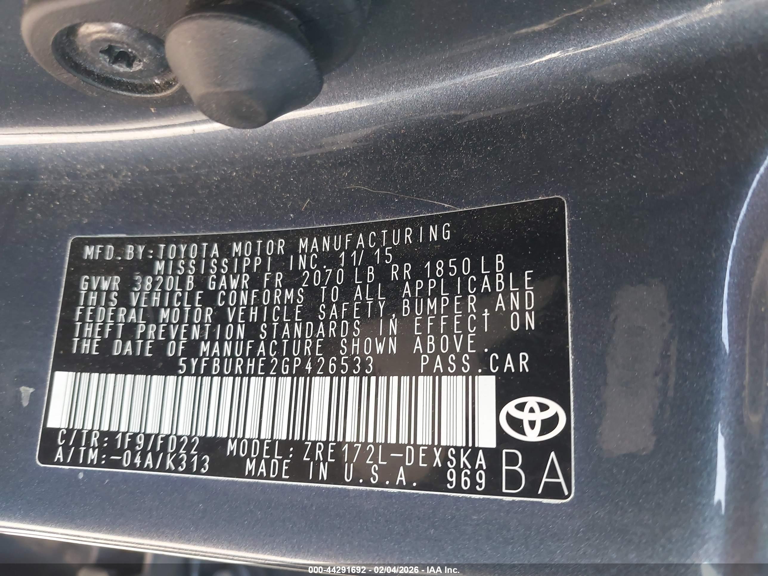 TOYOTA COROLLA image 9