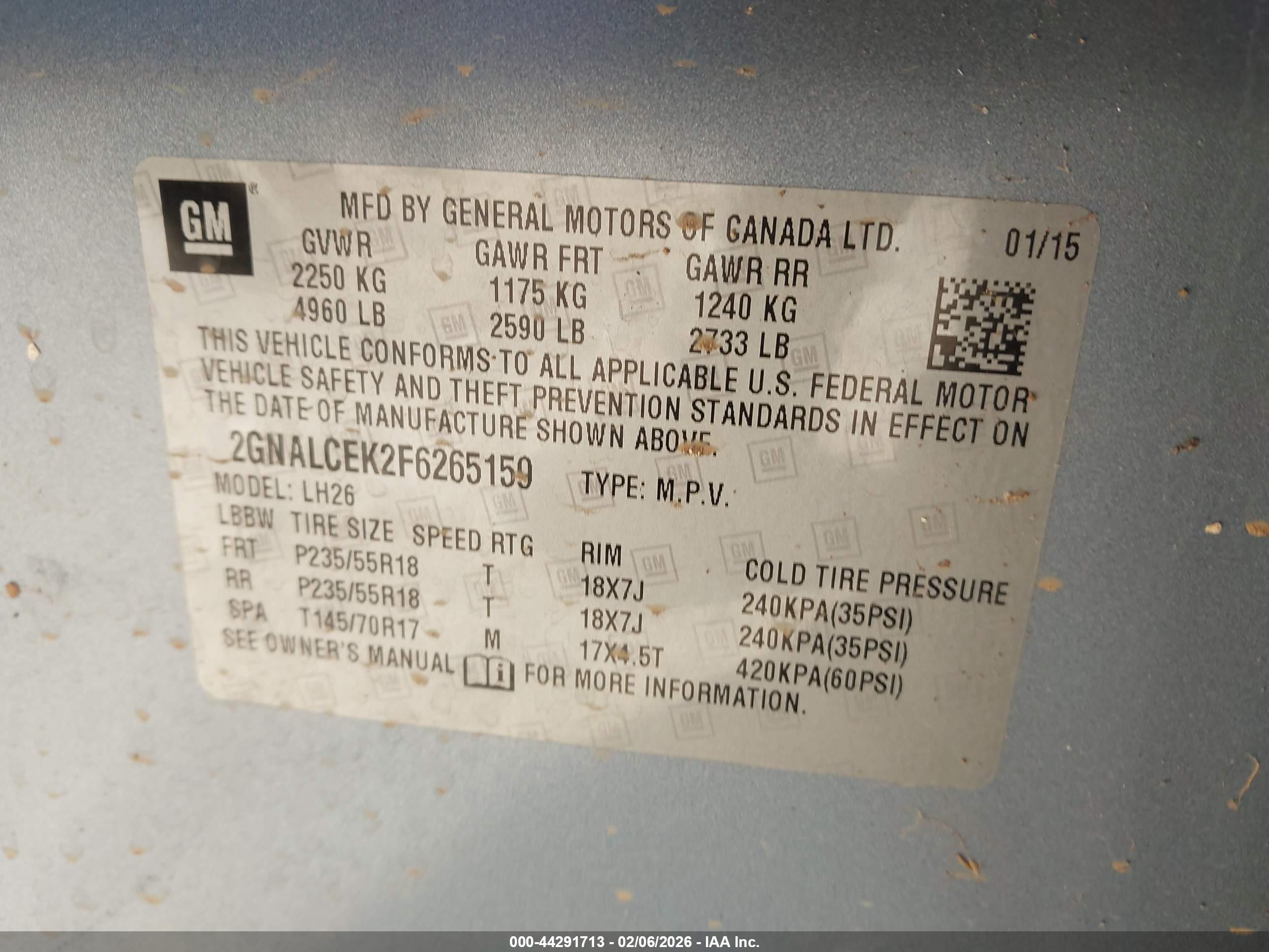 CHEVROLET EQUINOX image 9