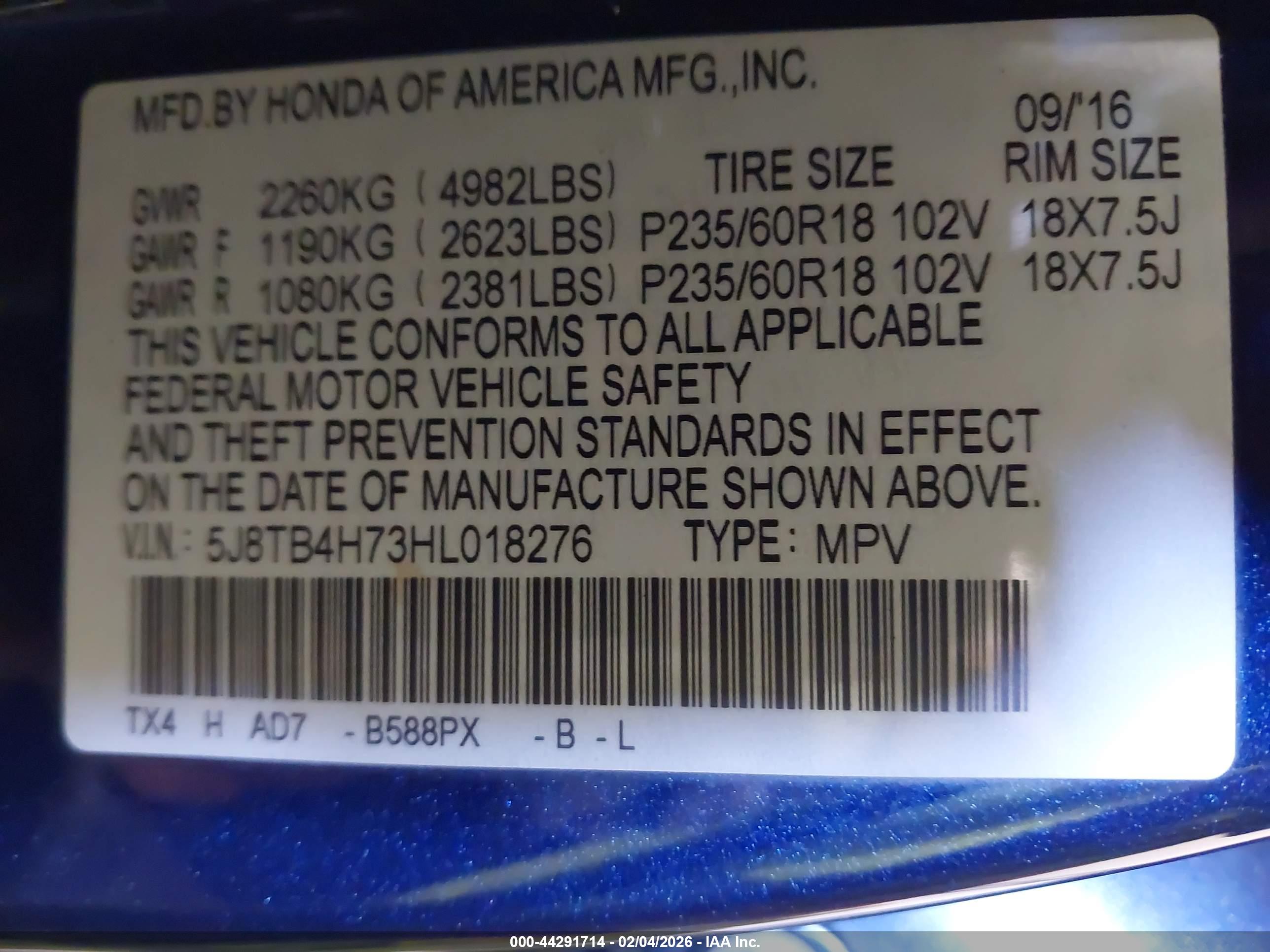 ACURA RDX image 9